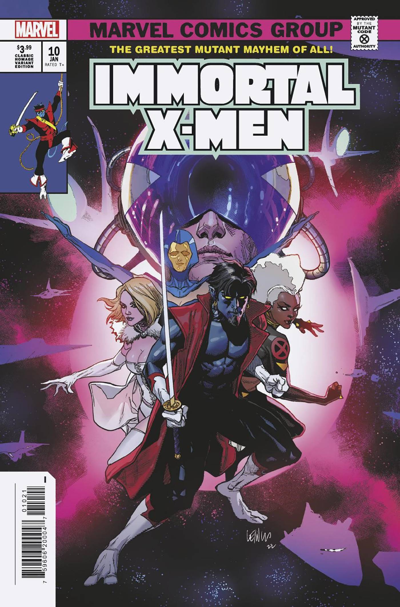 01/18/2023 IMMORTAL X-MEN #10 YU CLASSIC HOMAGE VAR