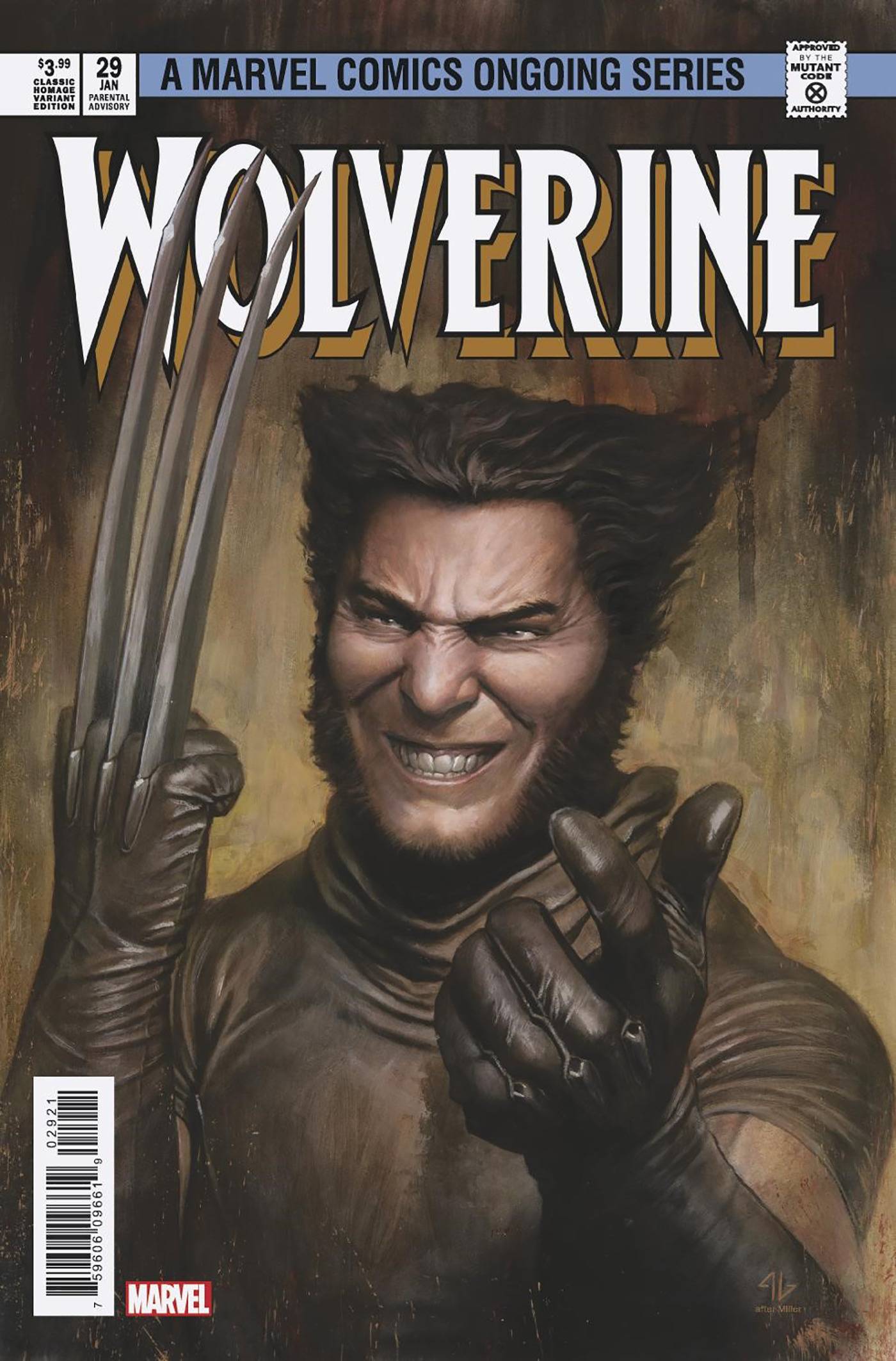 01/11/2023 WOLVERINE #29 GRANOV CLASSIC HOMAGE VAR