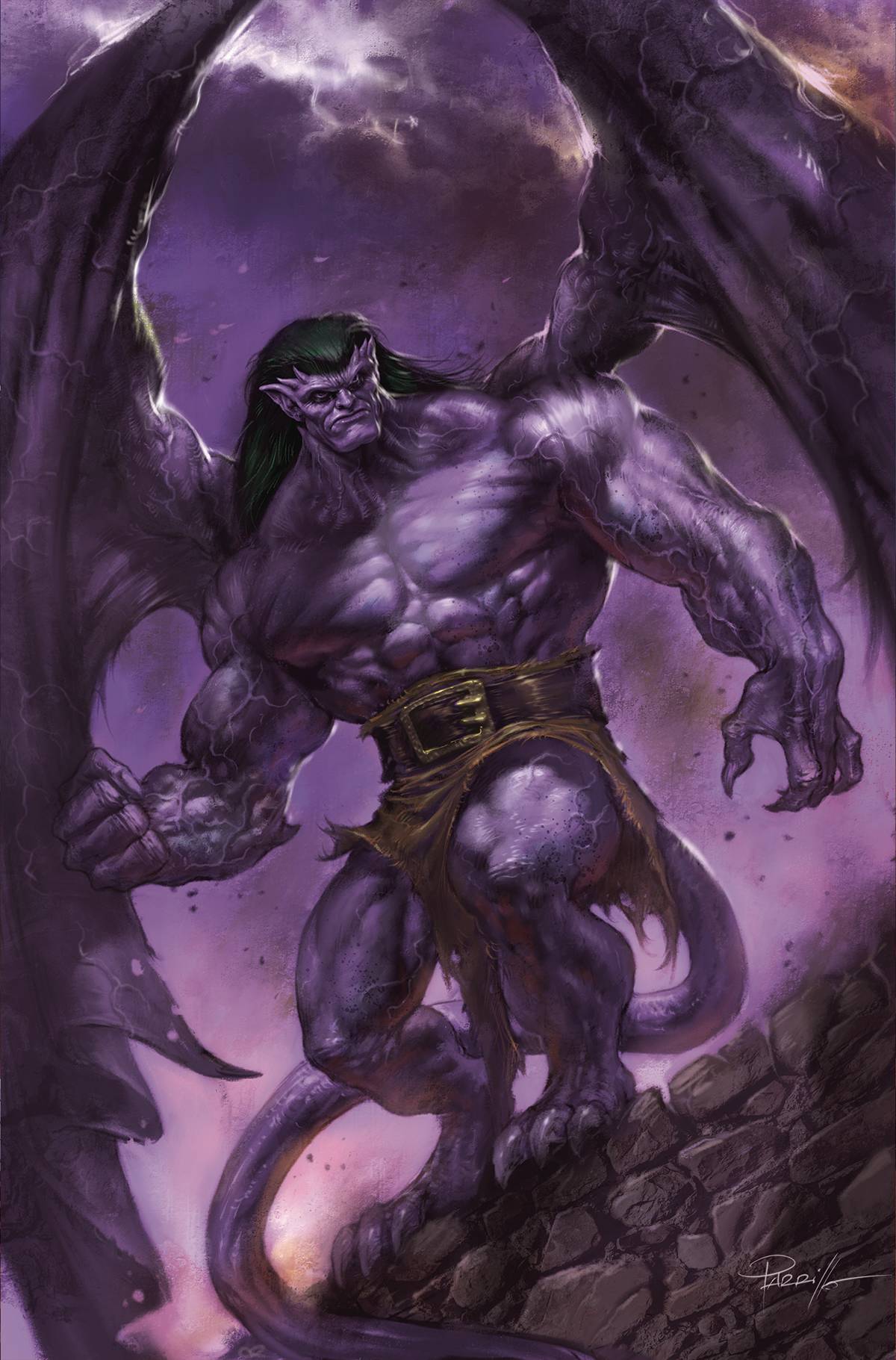12/07/2022 GARGOYLES #1 CVR Q 1:100 COPY INCV PARRILLO VIRGIN (I47)