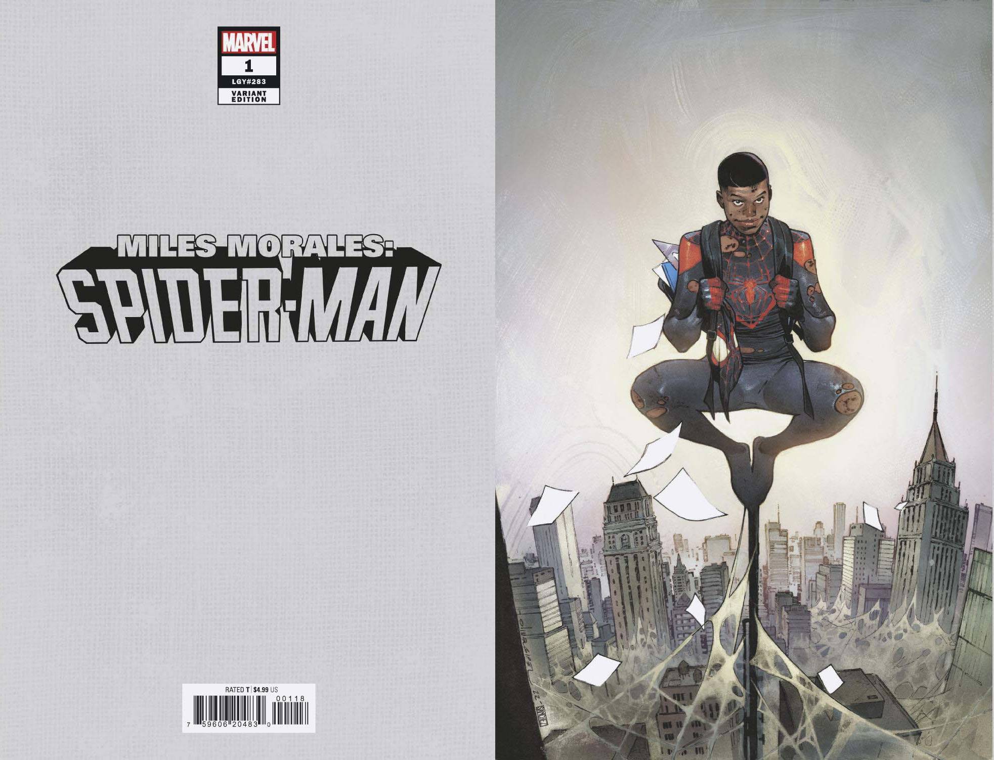 12/07/2022 MILES MORALES SPIDER-MAN #1 1:100 VIRGIN VARIANT