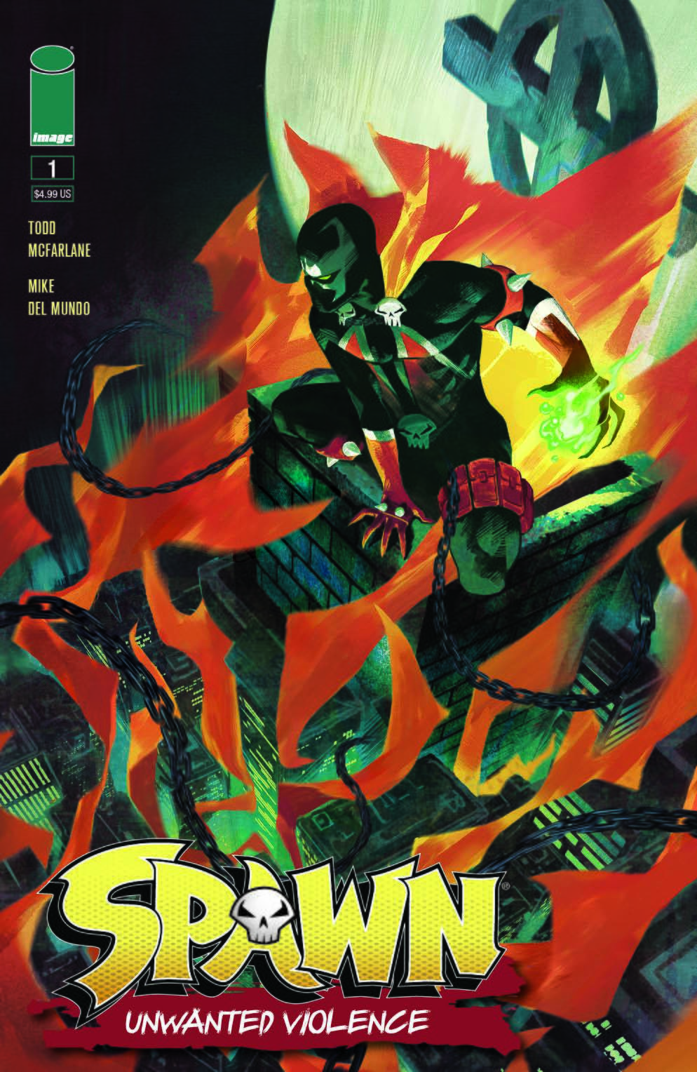 01/11/2023 SPAWN UNWANTED VIOLENCE #1 (OF 2) CVR A DEL MUNDO (CB127)