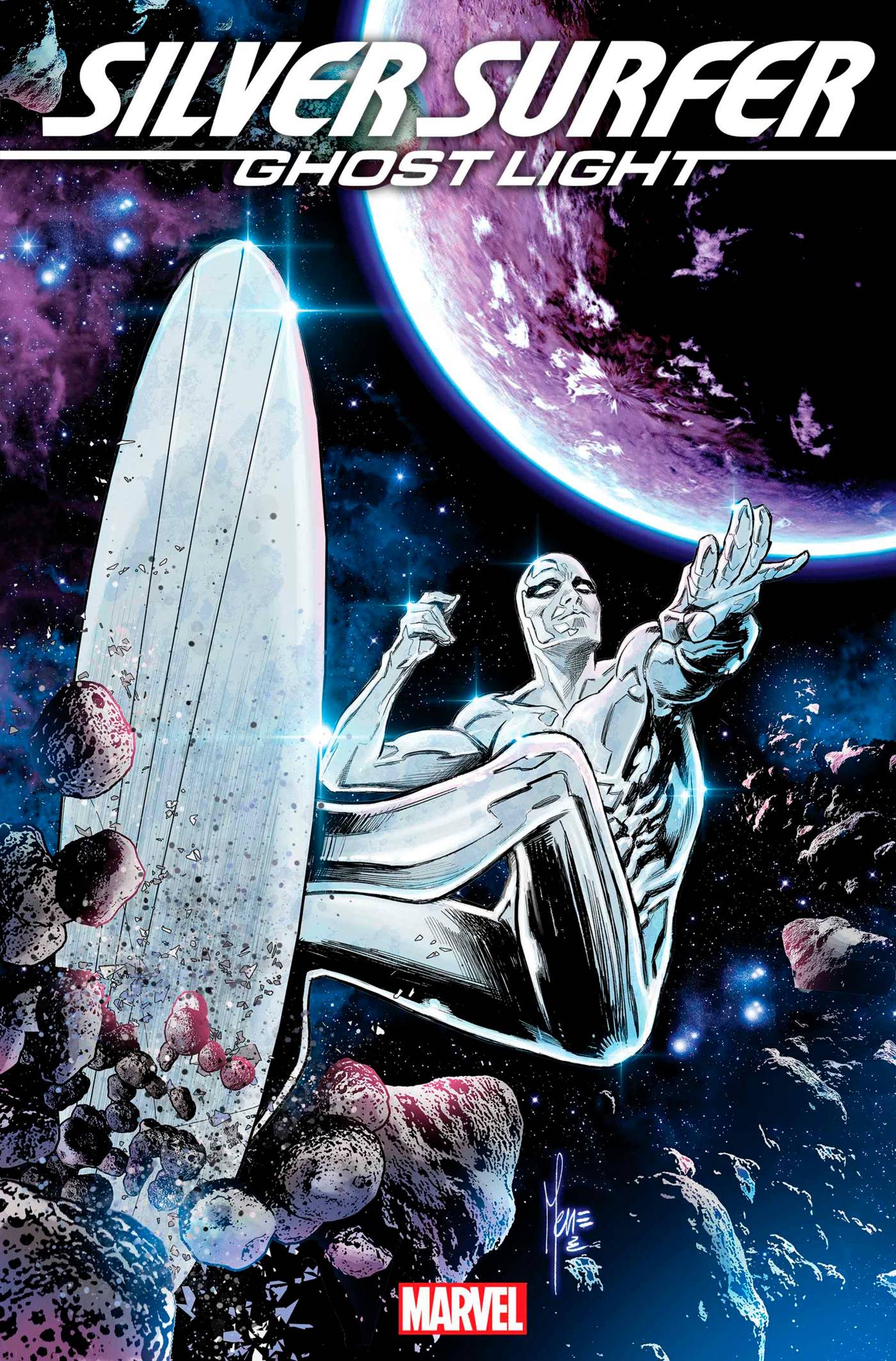 02/01/2023 SILVER SURFER GHOST LIGHT #1 CHECCHETTO VAR