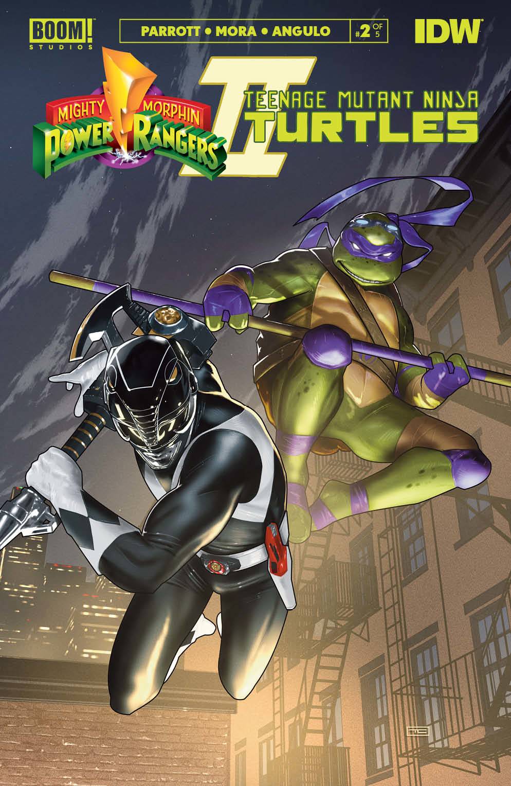 01/25/2023 MMPR TMNT II #2 (OF 5) CVR E CARDSTOCK VAR CLARKE