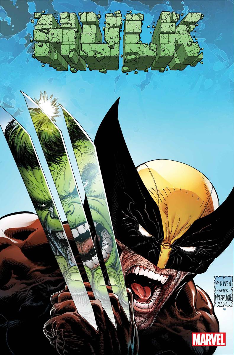 03/15/2023 HULK #13 MCNIVEN CLASSIC HULK #340 HOMAGE VARIANT(CB53)(CB68)(CB100)