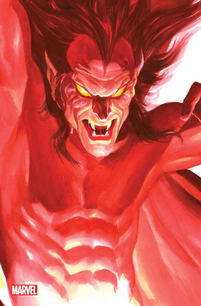 03/08/2023 SCARLET WITCH #3 ALEX ROSS TIMELESS MEPHISTO VIRGIN VARIANT