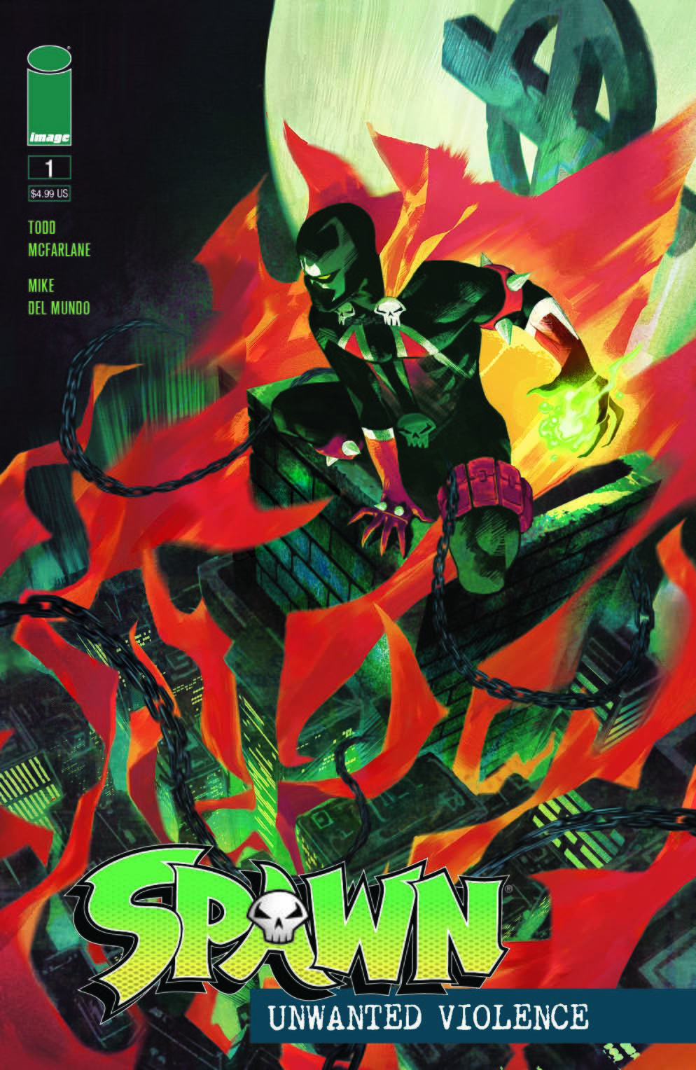 02/22/2023 SPAWN UNWANTED VIOLENCE #1 (OF 2) 2ND PTG (CB125)