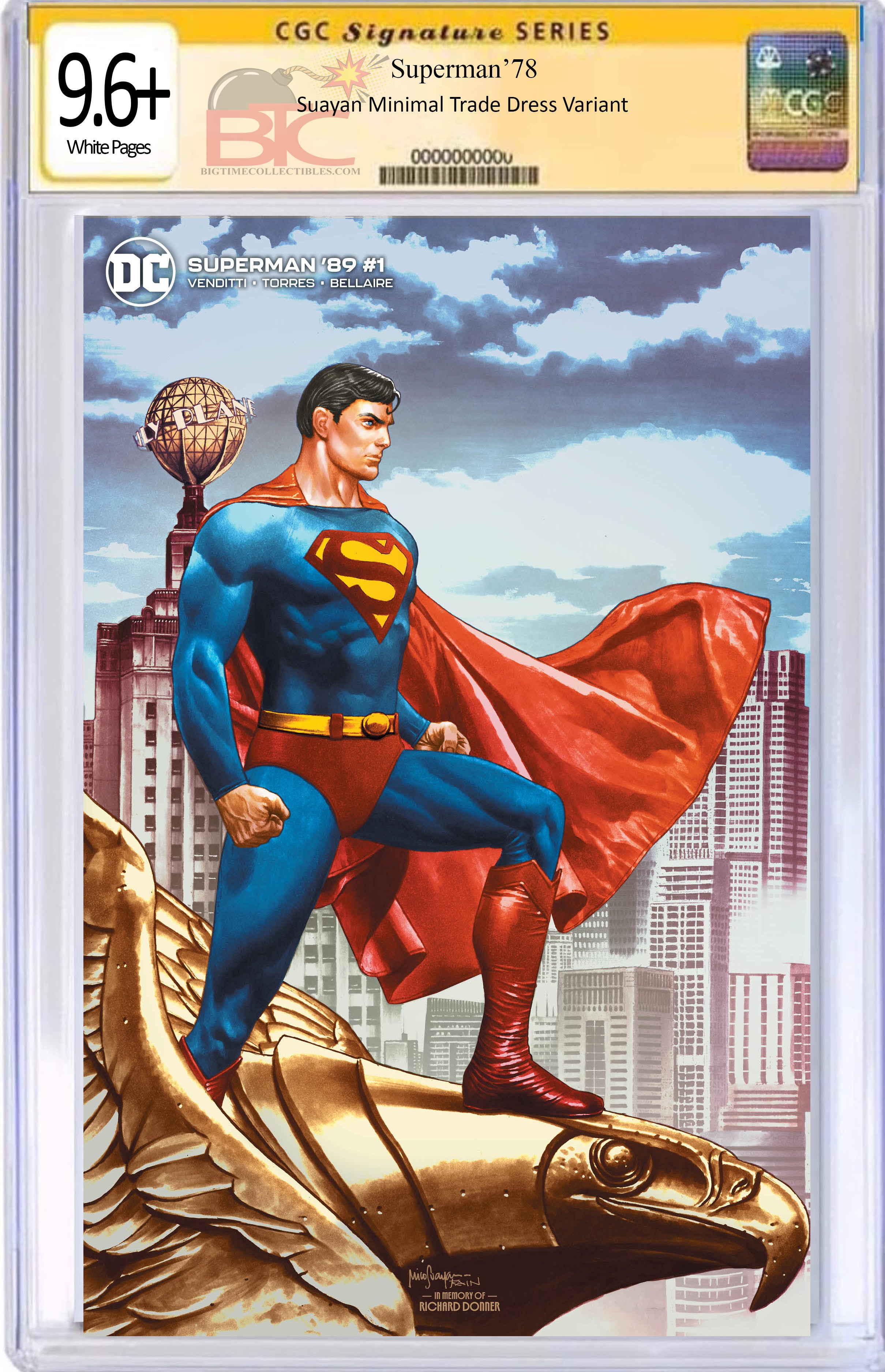 SUPERMAN 78 #1 MICO SUAYAN EXCLUSIVE VARIANT OPTIONS