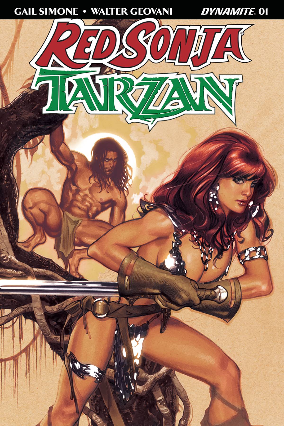 RED SONJA TARZAN #1 CVR A HUGHES RELEASE DATE 05/02/18