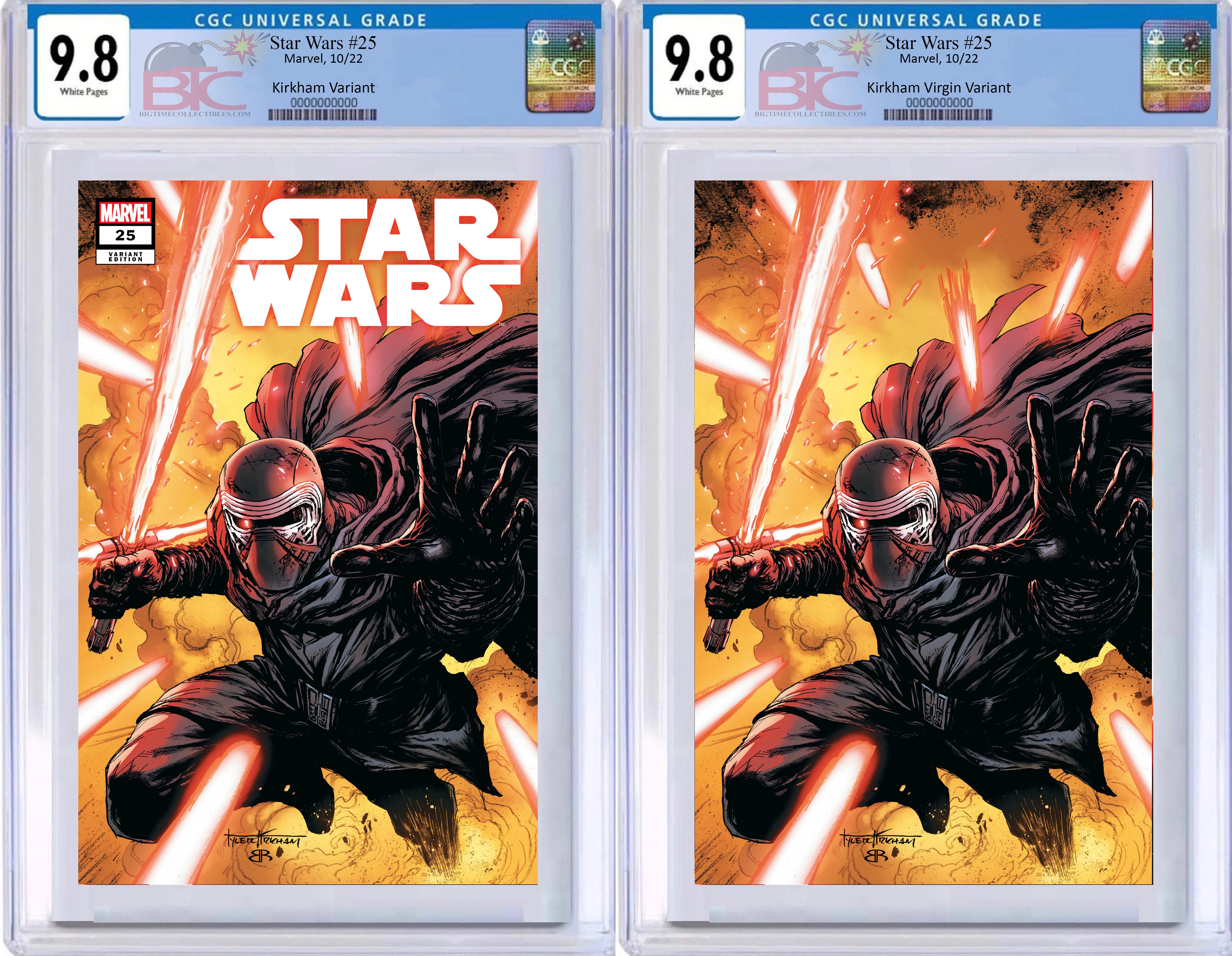 07/20/2022 STAR WARS 25 TYLER KIRKHAM EXCLUSIVE VARAINT OPTIONS