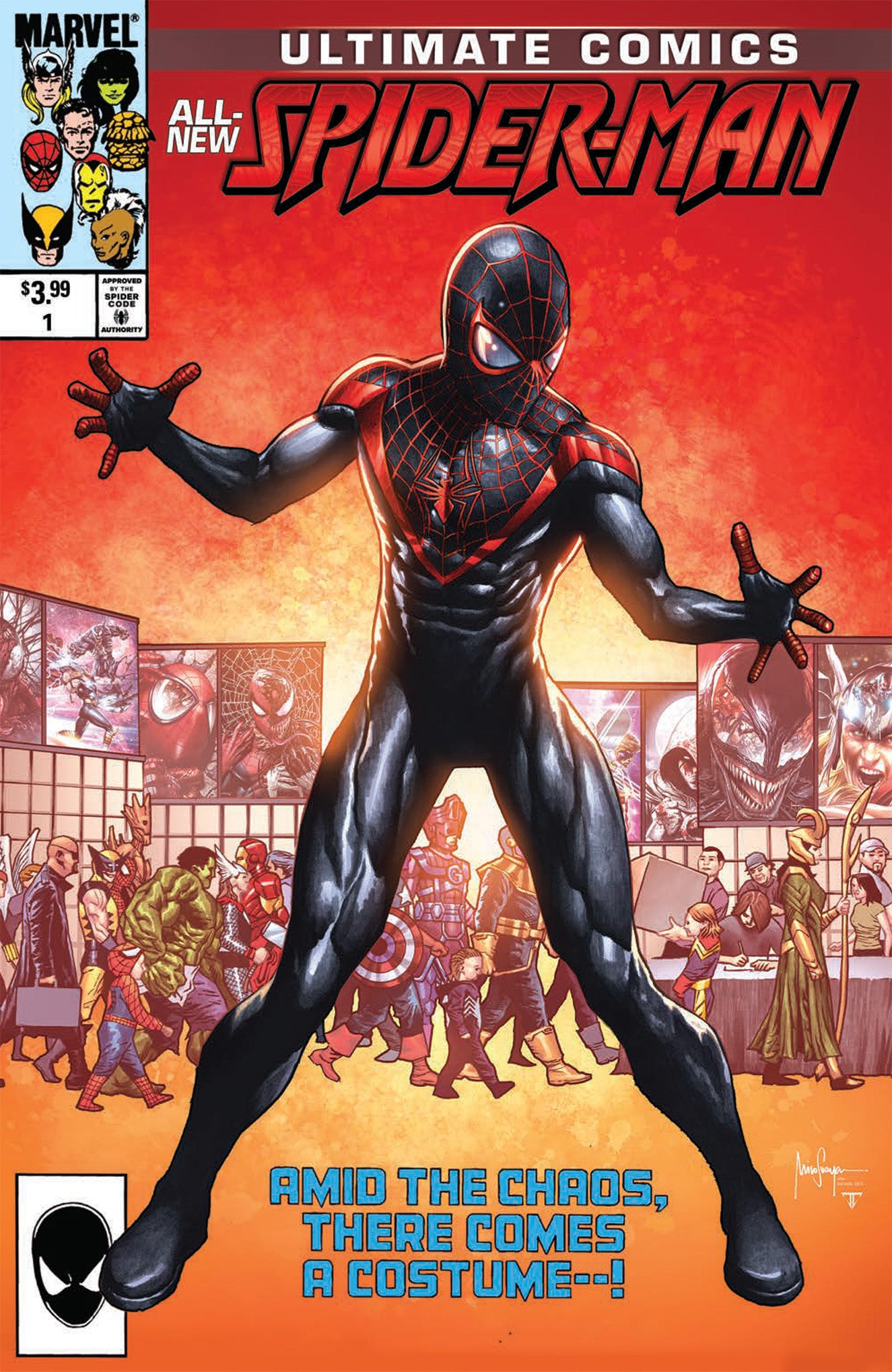 ULTIMATE COMICS SPIDER-MAN #1 MICO SUAYAN MEGACON EXCLUSIVE