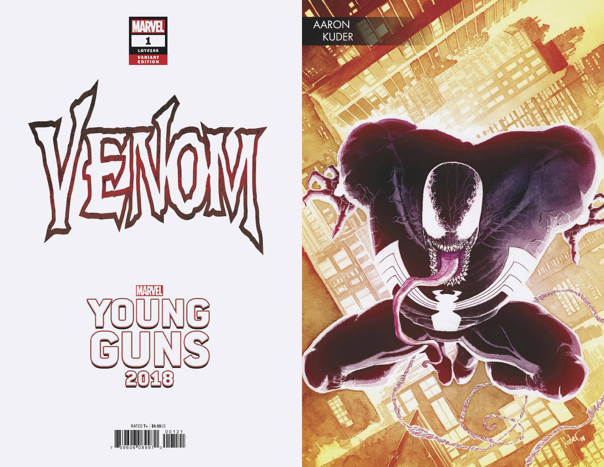 VENOM #1 KUDER YOUNG GUNS RELEASE DATE