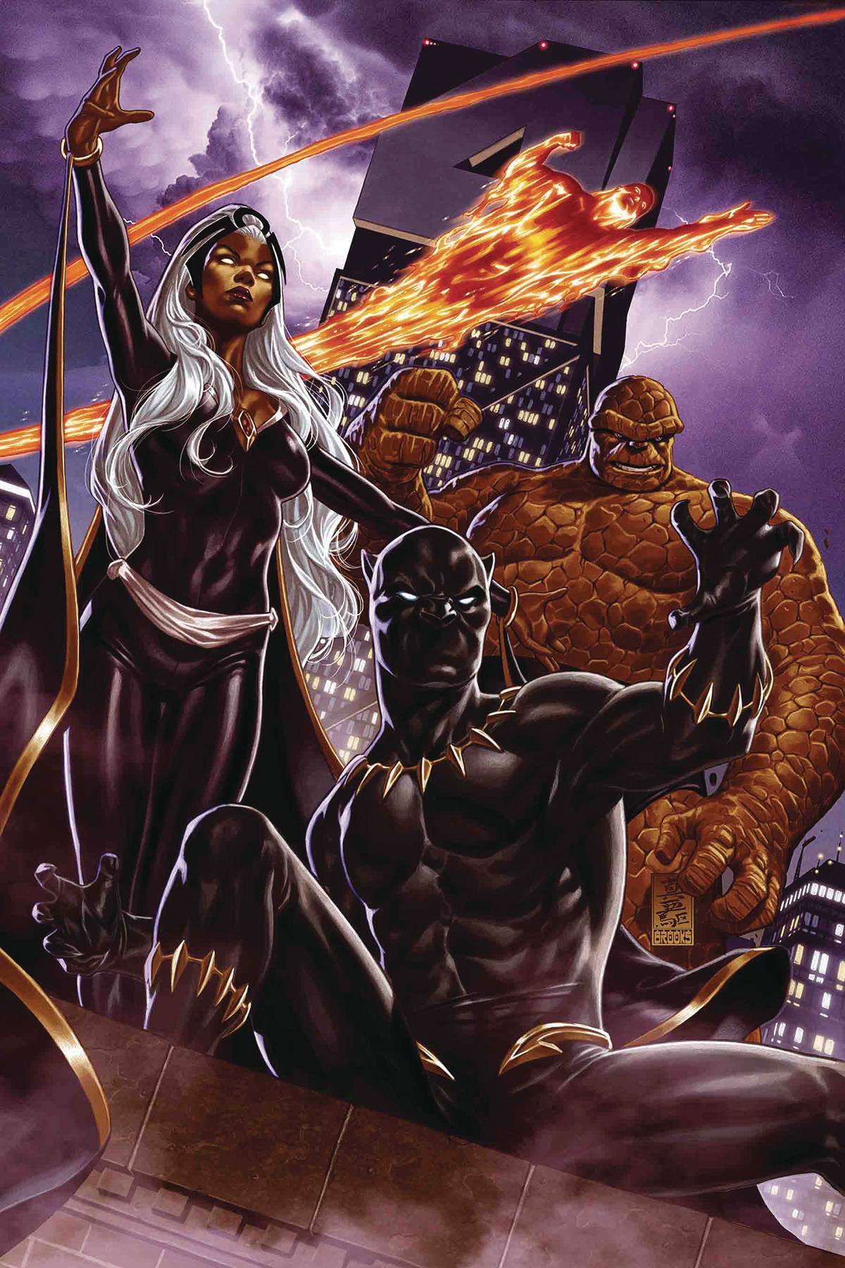 FANTASTIC FOUR #1 BROOKS RETURN OF FANTASTIC FOUR VARIANT FOC 07/16