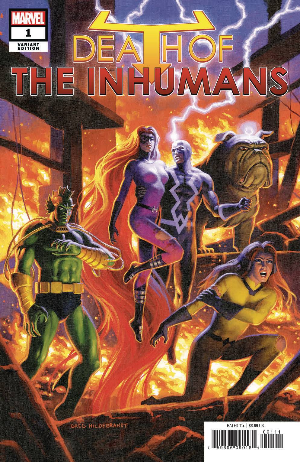 DEATH OF INHUMANS #1 (OF 5) 1:25 HILDEBRANDT VAR FOC 06/11