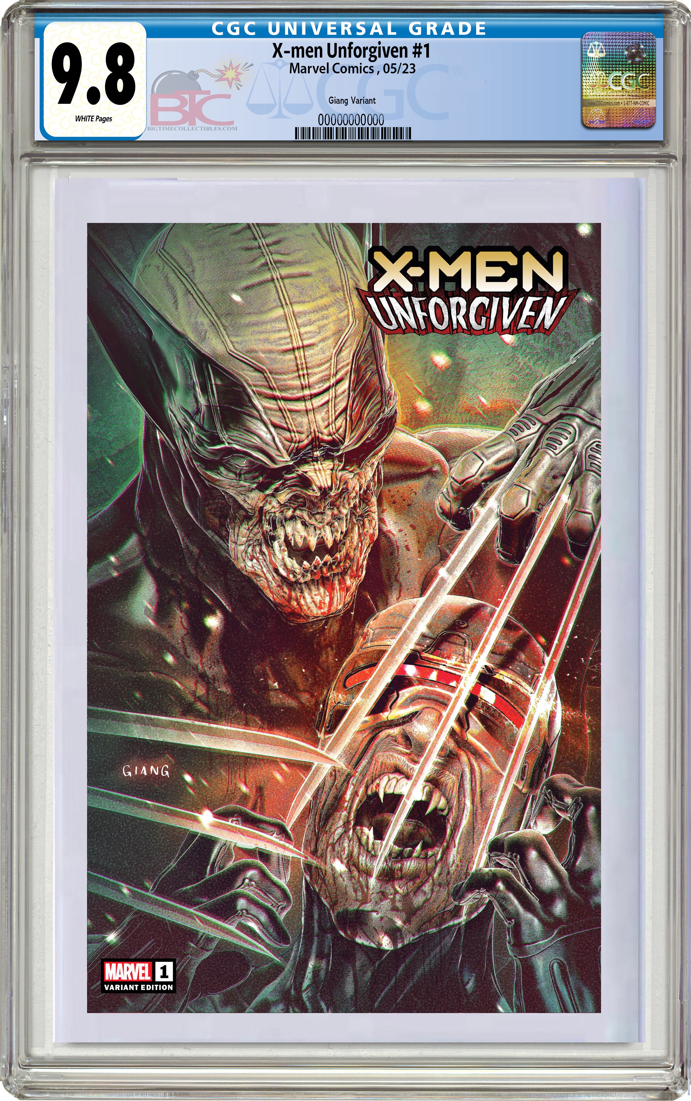 X-MEN: UNFORGIVEN #1 JOHN GIANG EXCLUSIVE VARIANT OPTIONS