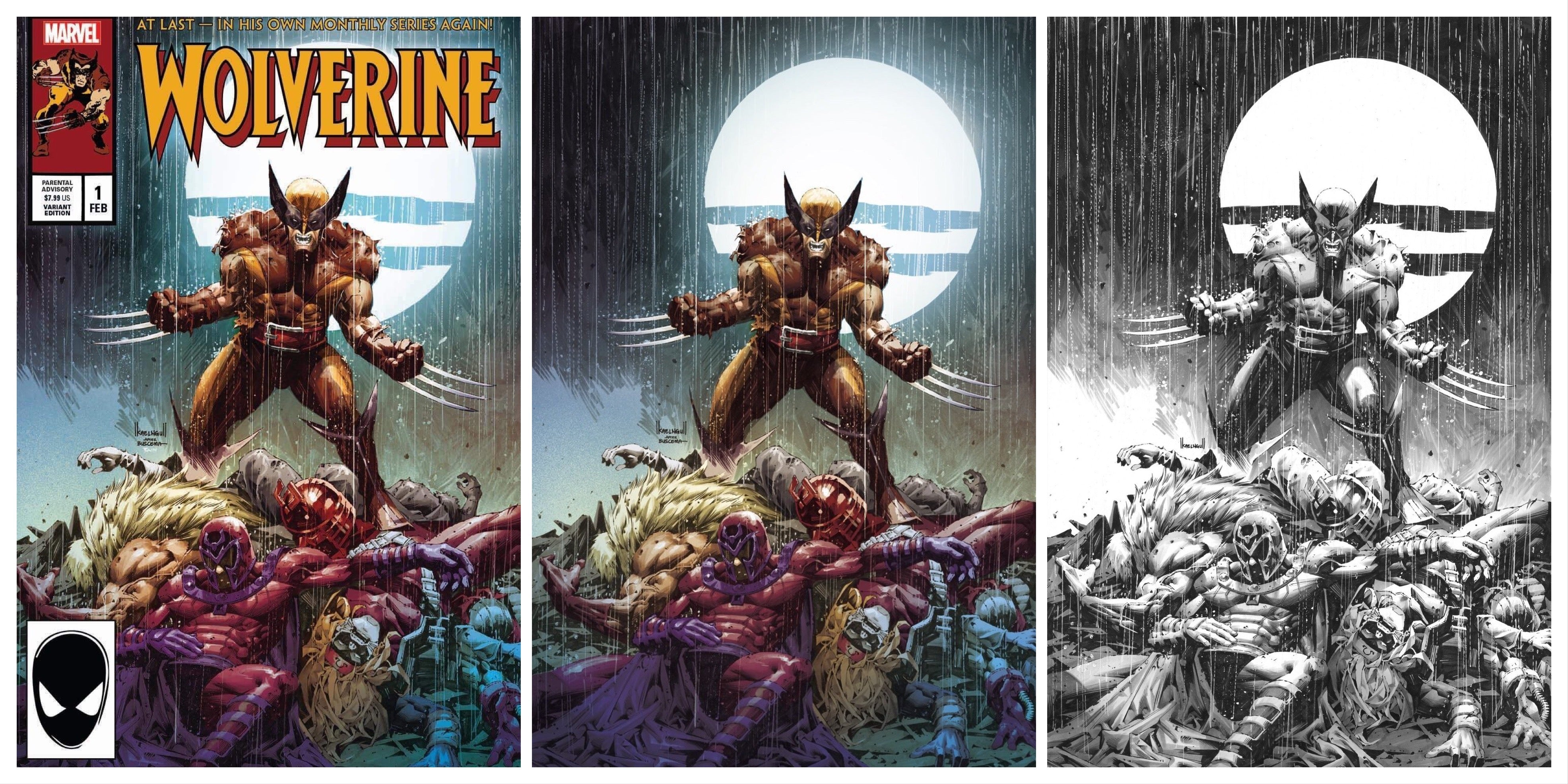 WOLVERINE #1 KAEL NGU CONVENTION EXCLUSIVE 3-PACK