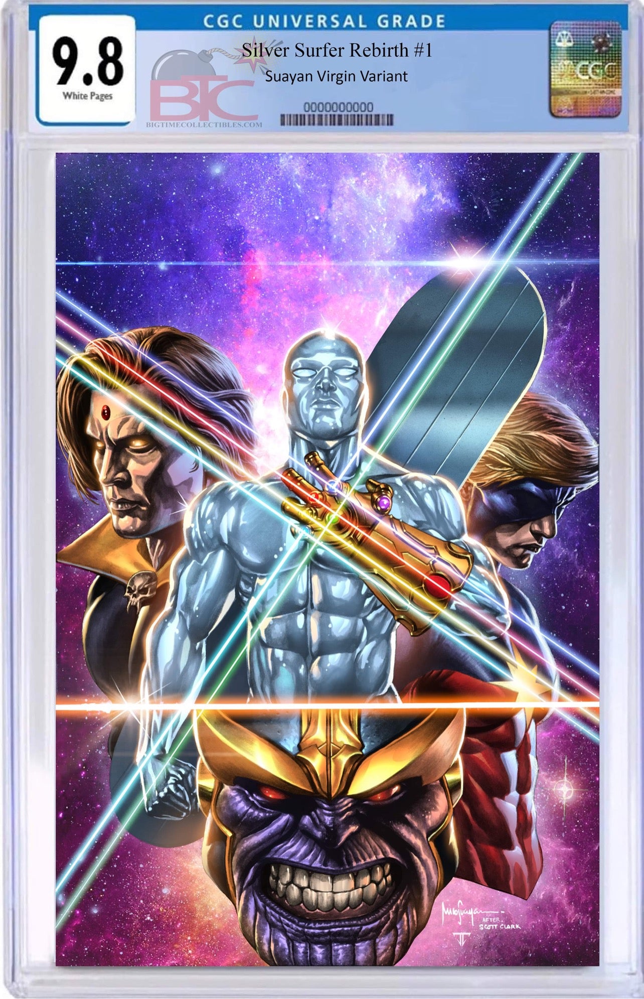 SILVER SURFER REBIRTH #1 MICO SUAYAN EXCLUSIVE VARIANT (M3)(M4)