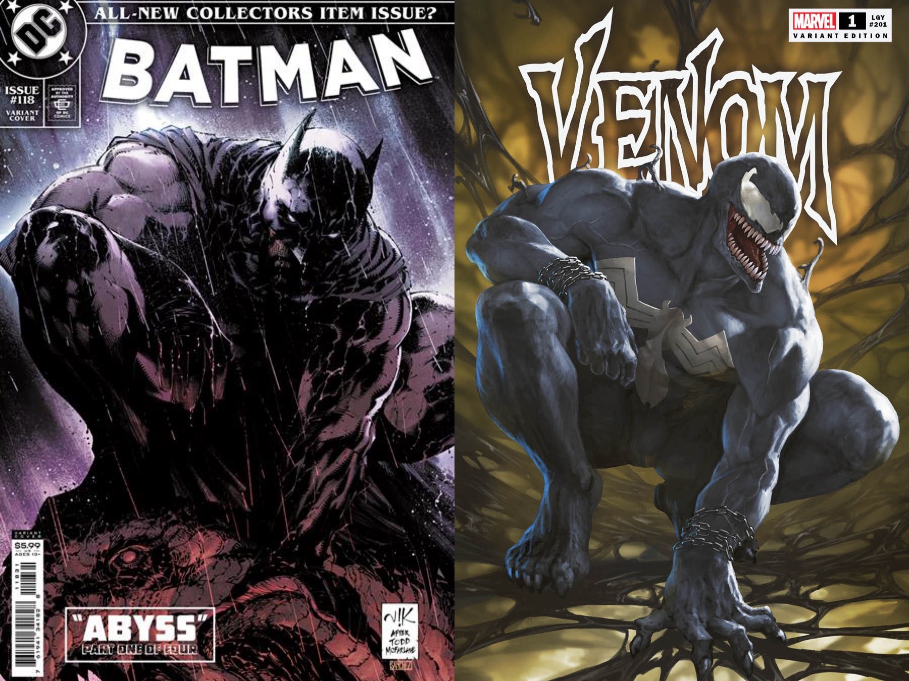 12/07/2021 BATMAN #118 & VENOM #1 HOMAGE COMBO