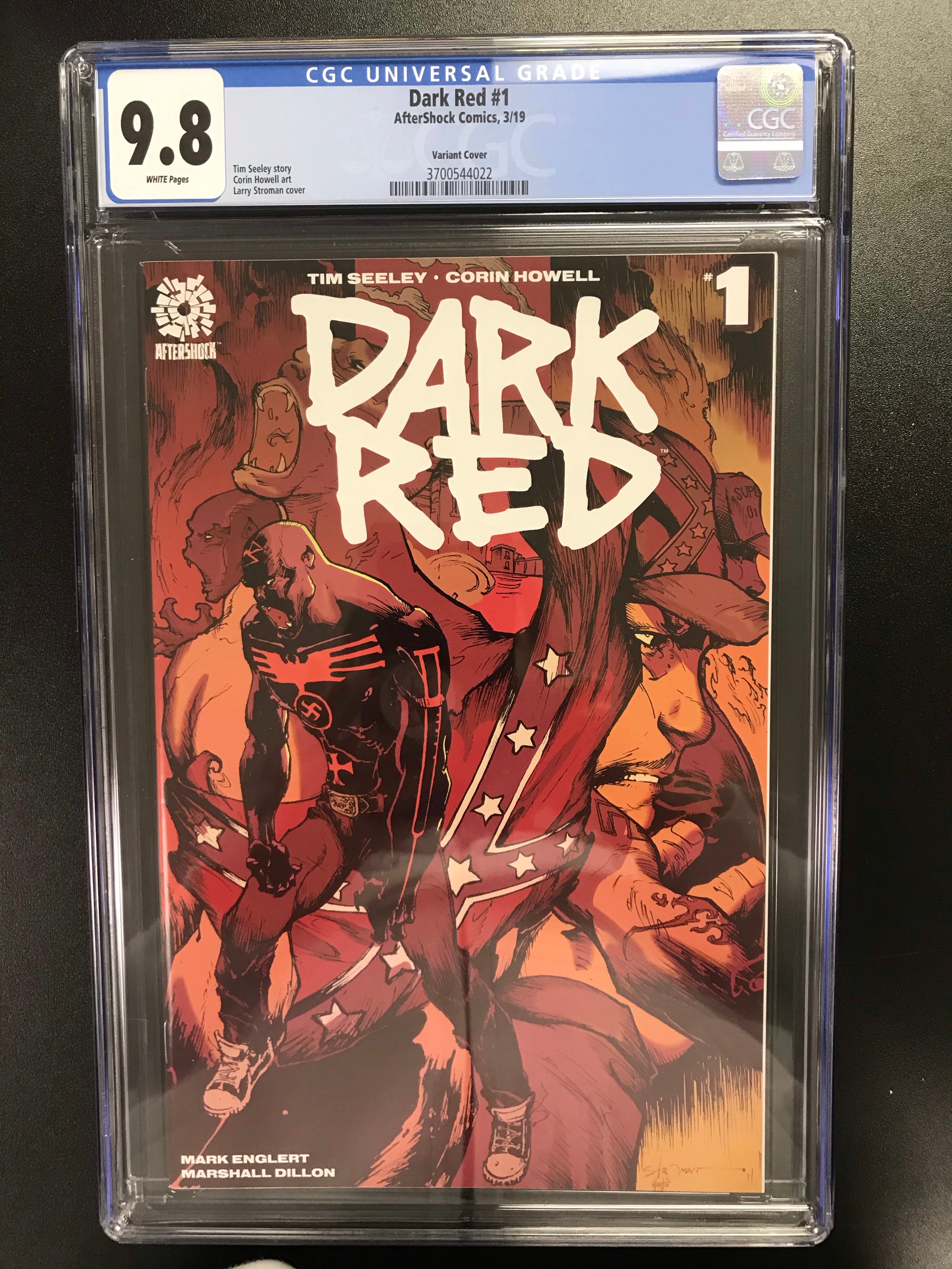 DARK RED #1 STROMAN 1:10 VARIANT CGC 9.8 (INSTOCK) C32