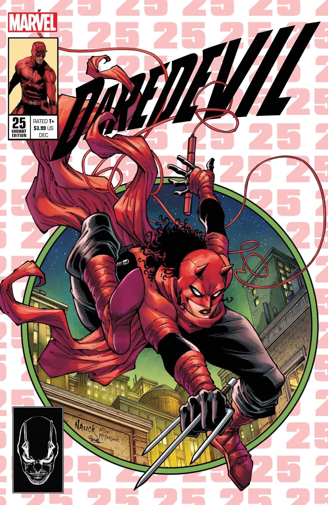 DAREDEVIL #25 2nd PRINT TODD NAUCK ELEKTRA ASM300 HOMAGE