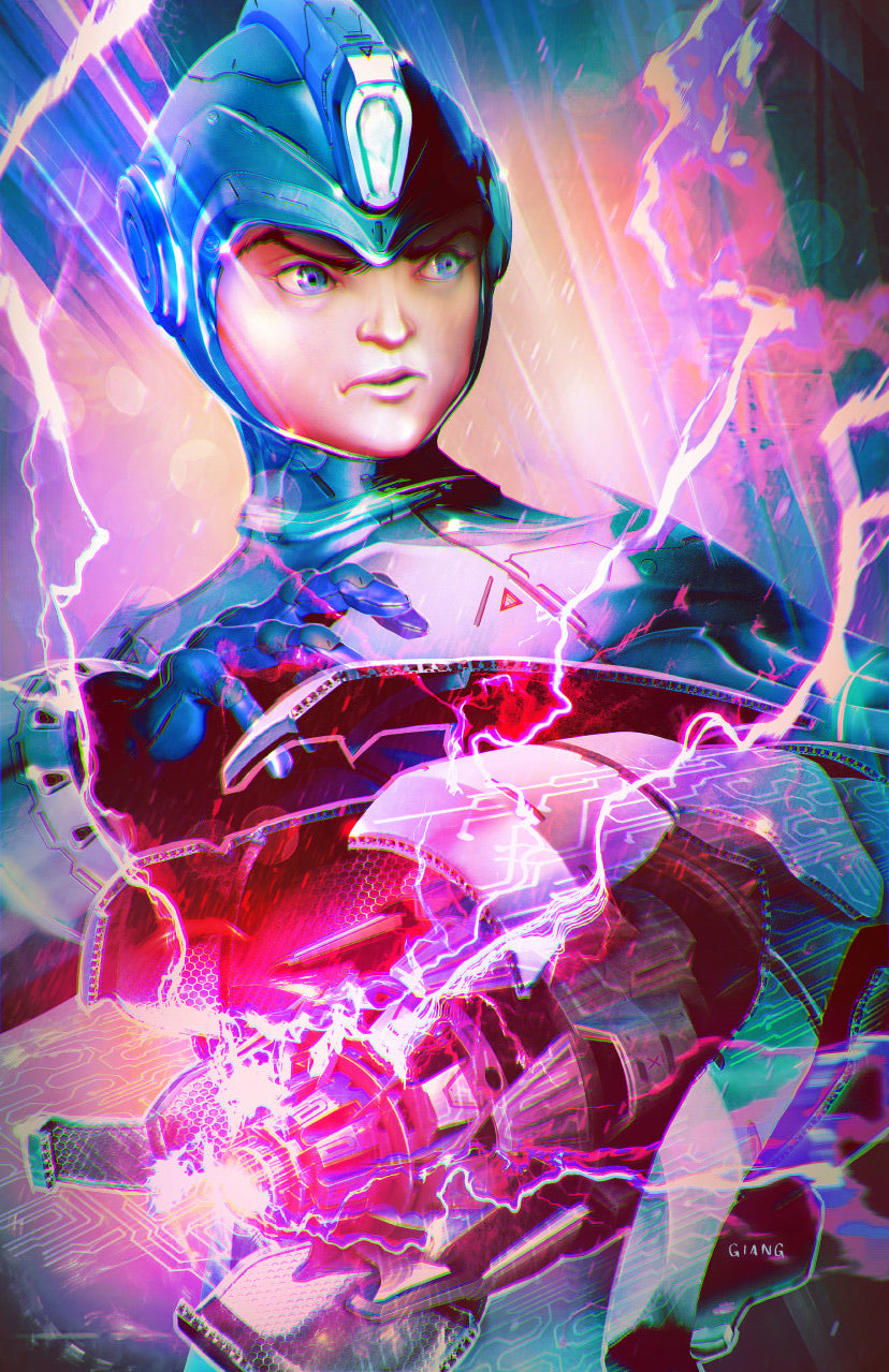 MEGA MAN FULLY CHARGED #1 JOHN GIANG EXCLUSIVE VIRGIN VARIANT 08/26/20 (I1)(I163)