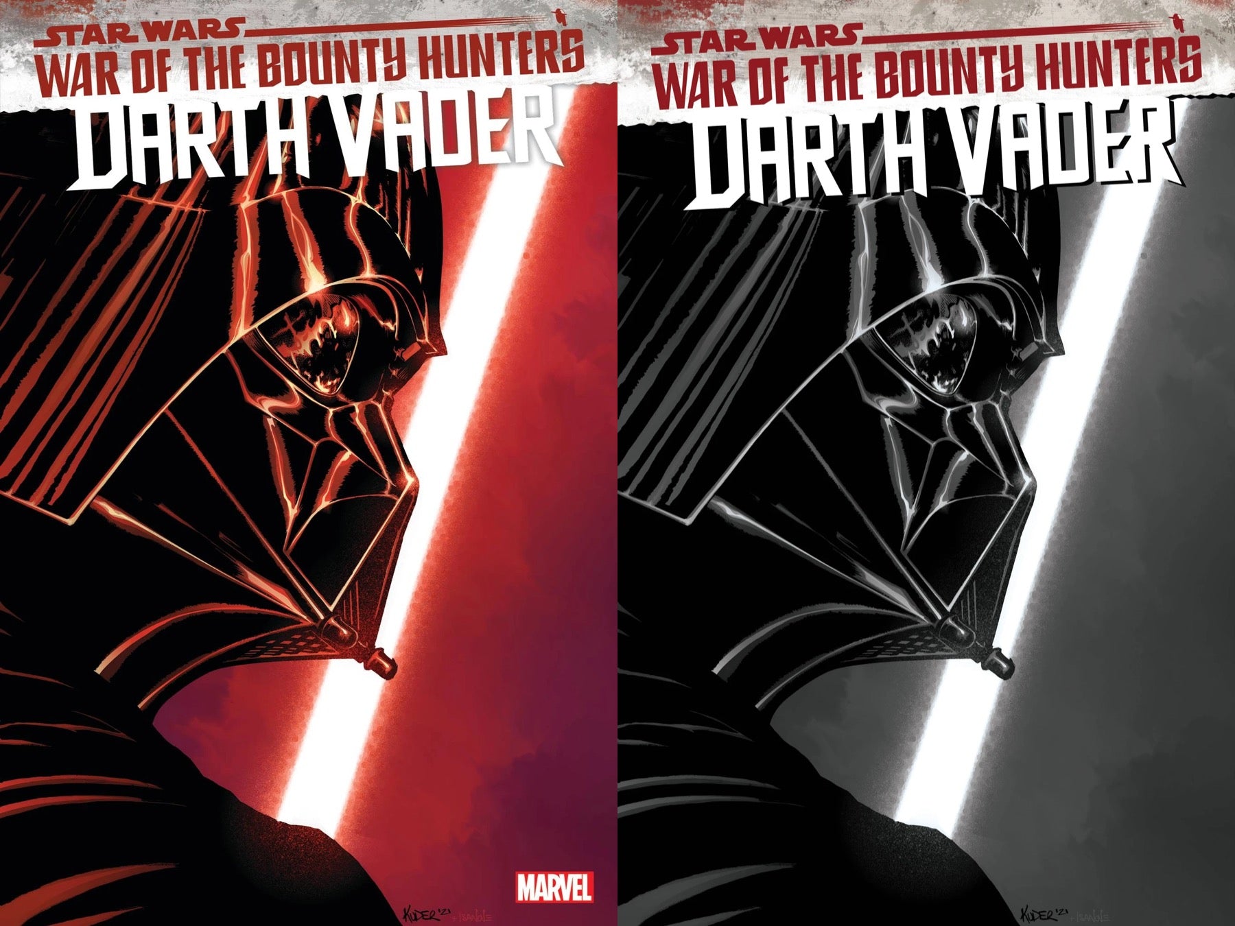 10/20/21 STAR WARS DARTH VADER #17 WOBH REG & CARBONITE VARIANT COMBO