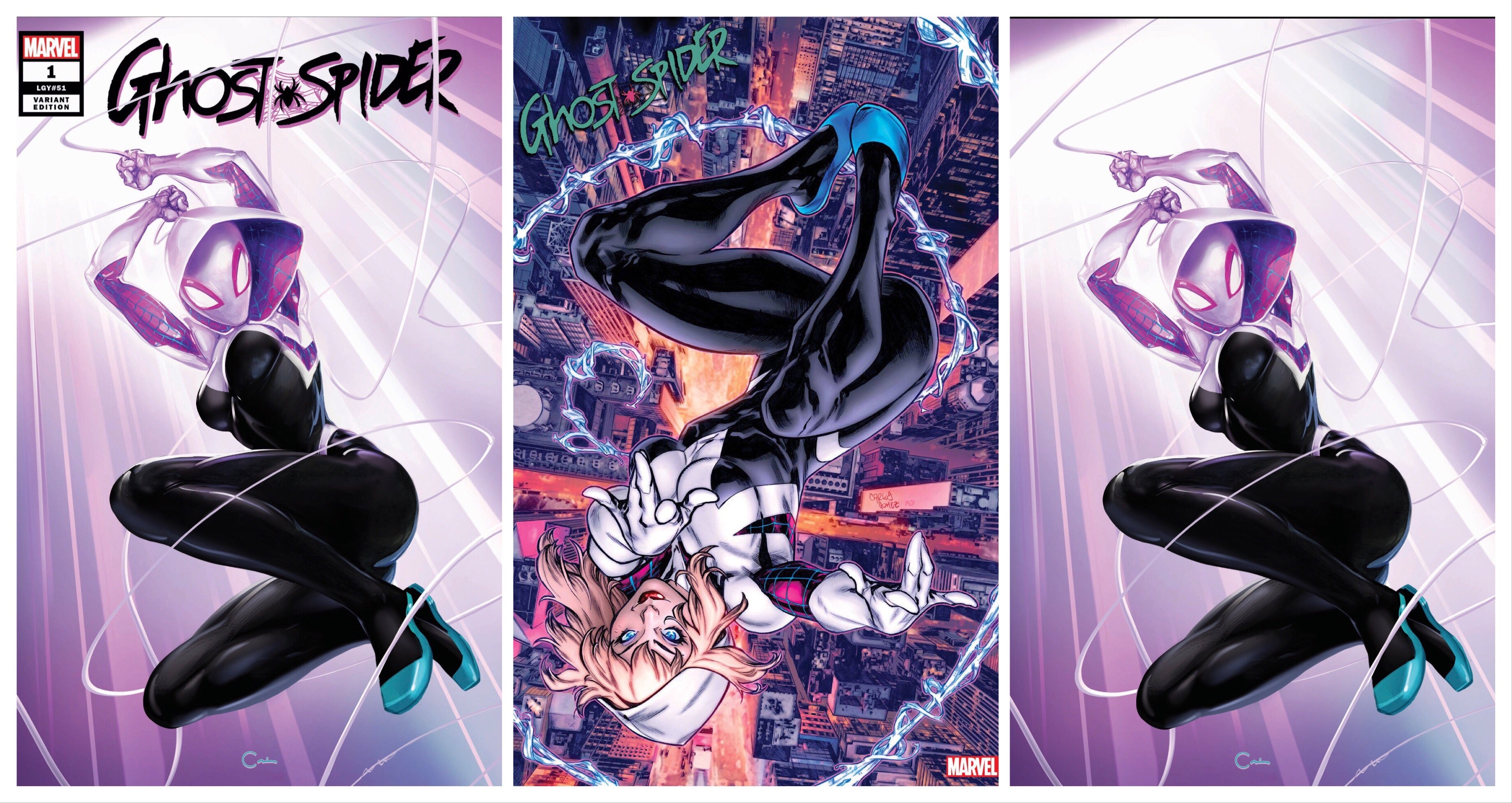 GHOST SPIDER #1 CLAYTON CRAIN EXCLUSIVE OPTIONS