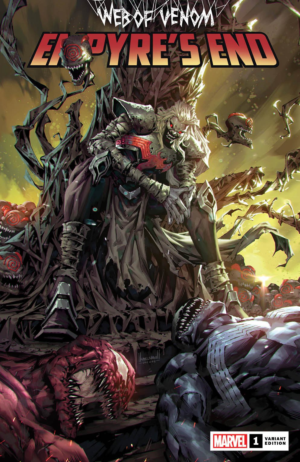 WEB OF VENOM EMPYRES END #1 KAEL NGU EXCLUSIVE TRADE DRESS(M130)