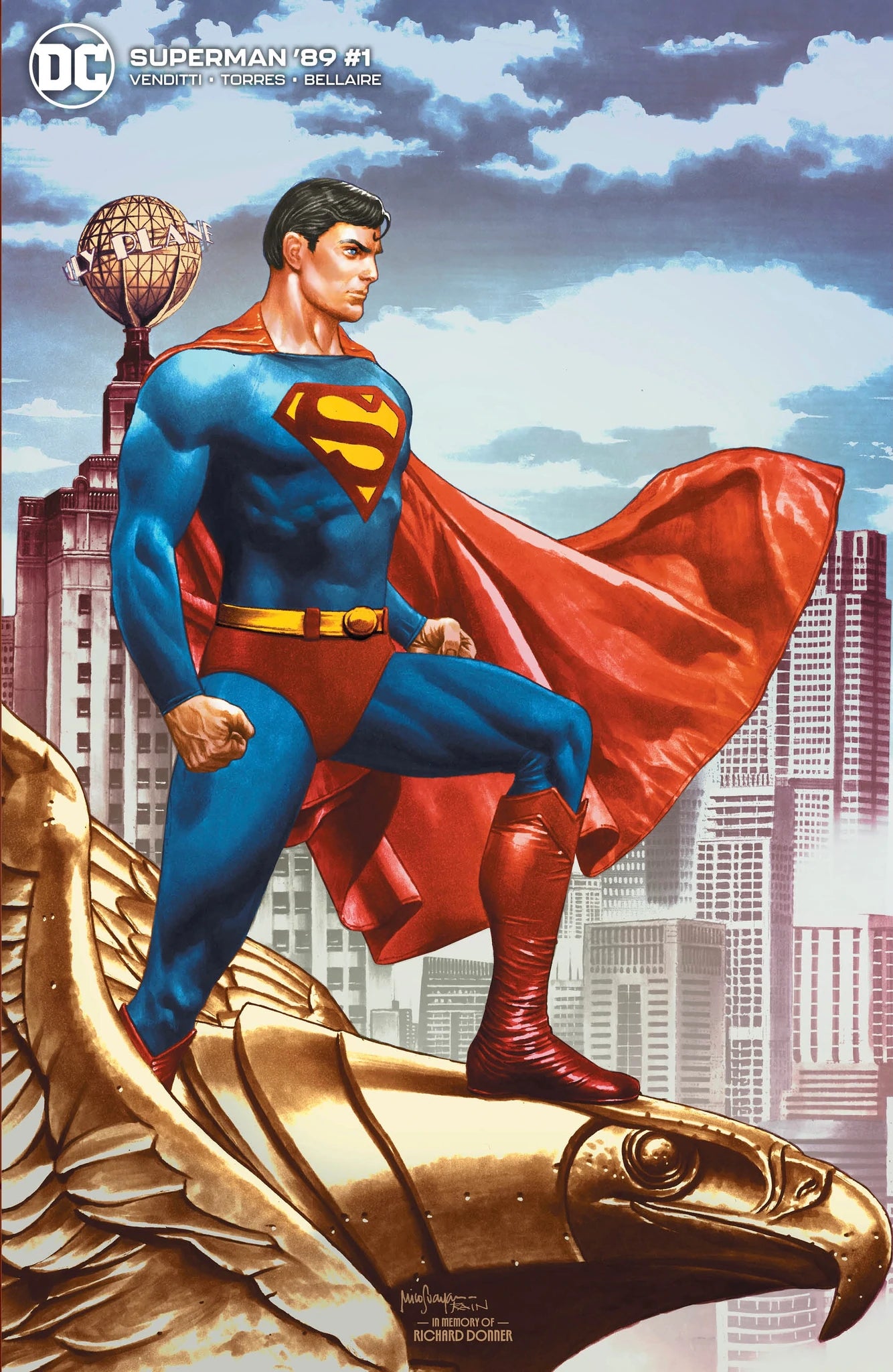 BATMAN BEYOND NEO-YEAR #1 BATMAN'89 #1 SUPERMAN '78 #1 MICO SUAYAN HOMAGE 3-PACK MINIMAL TRADE