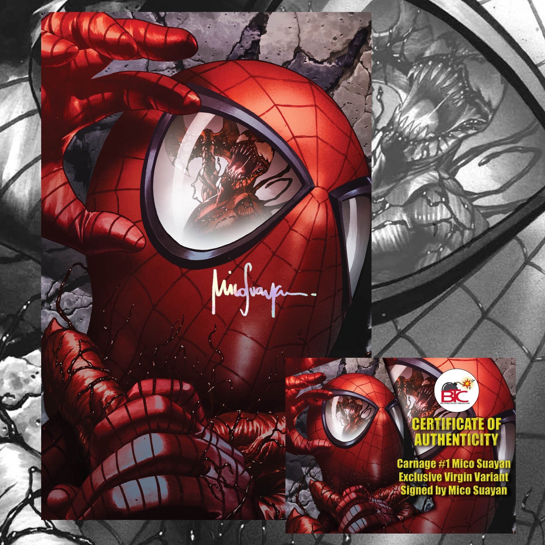 CARNAGE 1 MICO SUAYAN EXCLUSIVE CGC & SIGNATURE OPTIONS