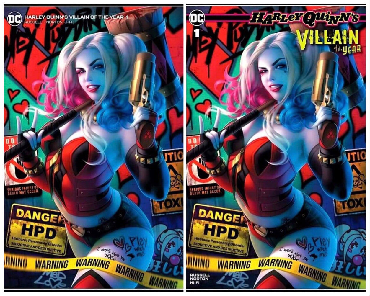 HARLEY QUINN’S VILLAIN OF THE YEAR #1 WARREN LOUW EXCLUSIVE VARIANT