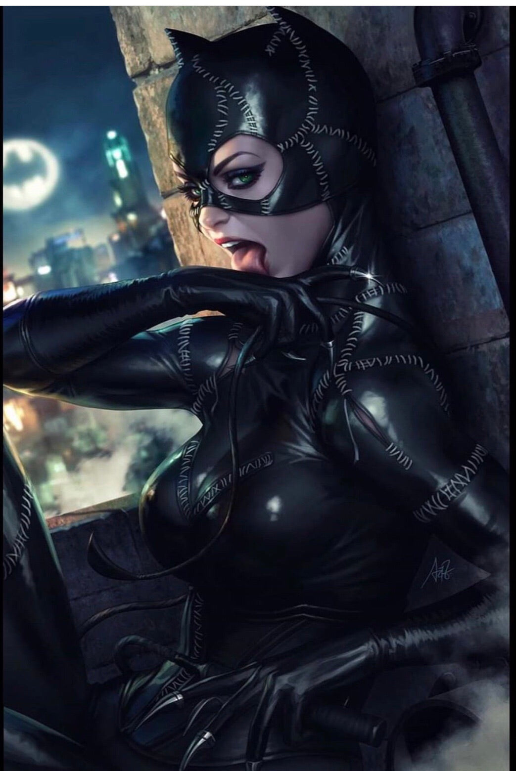 CATWOMAN #15 CARD STOCK ARTGERM VARIANT 09/11/19 FOC 08/19/19