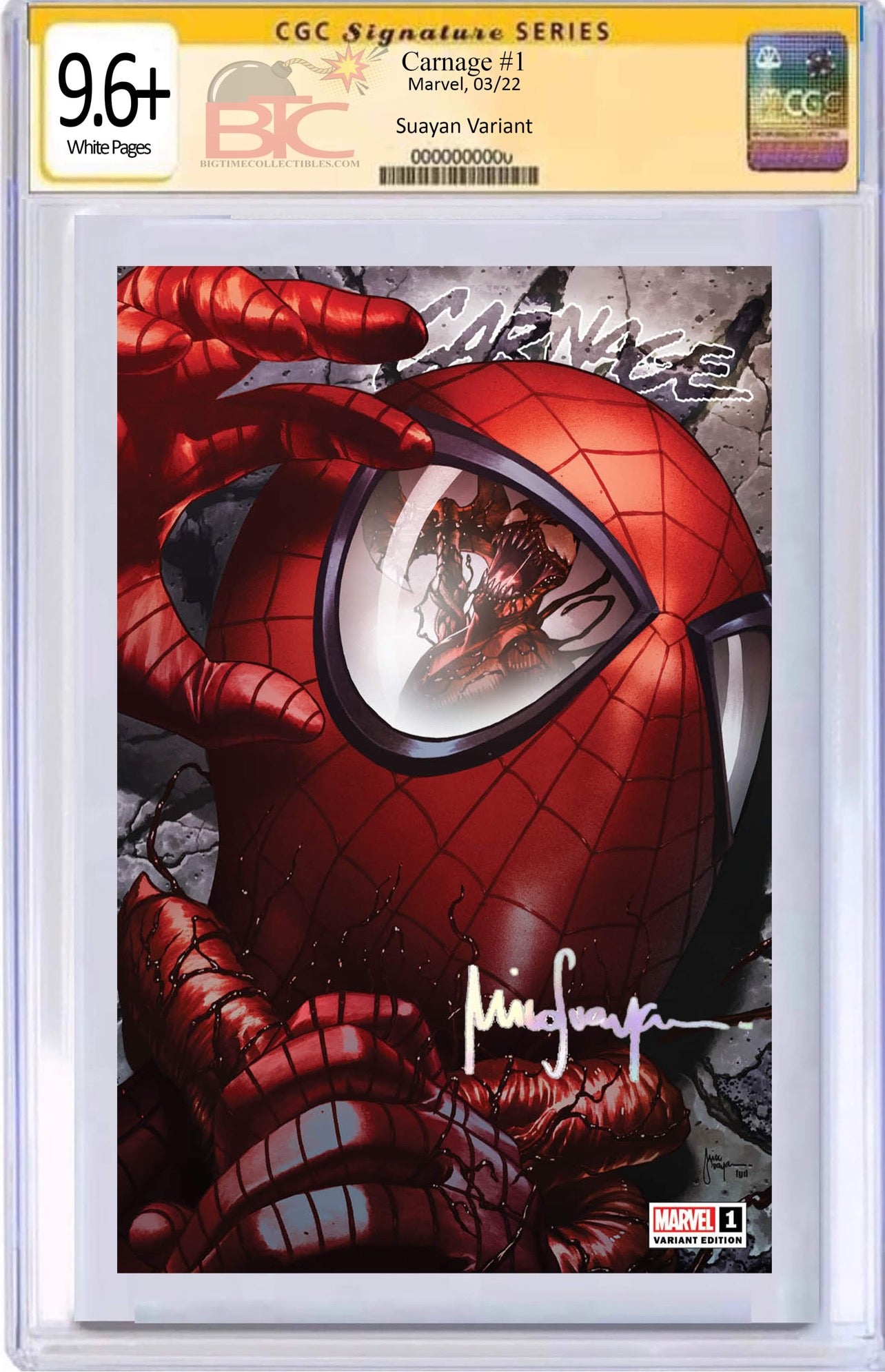 CARNAGE 1 MICO SUAYAN EXCLUSIVE CGC & SIGNATURE OPTIONS