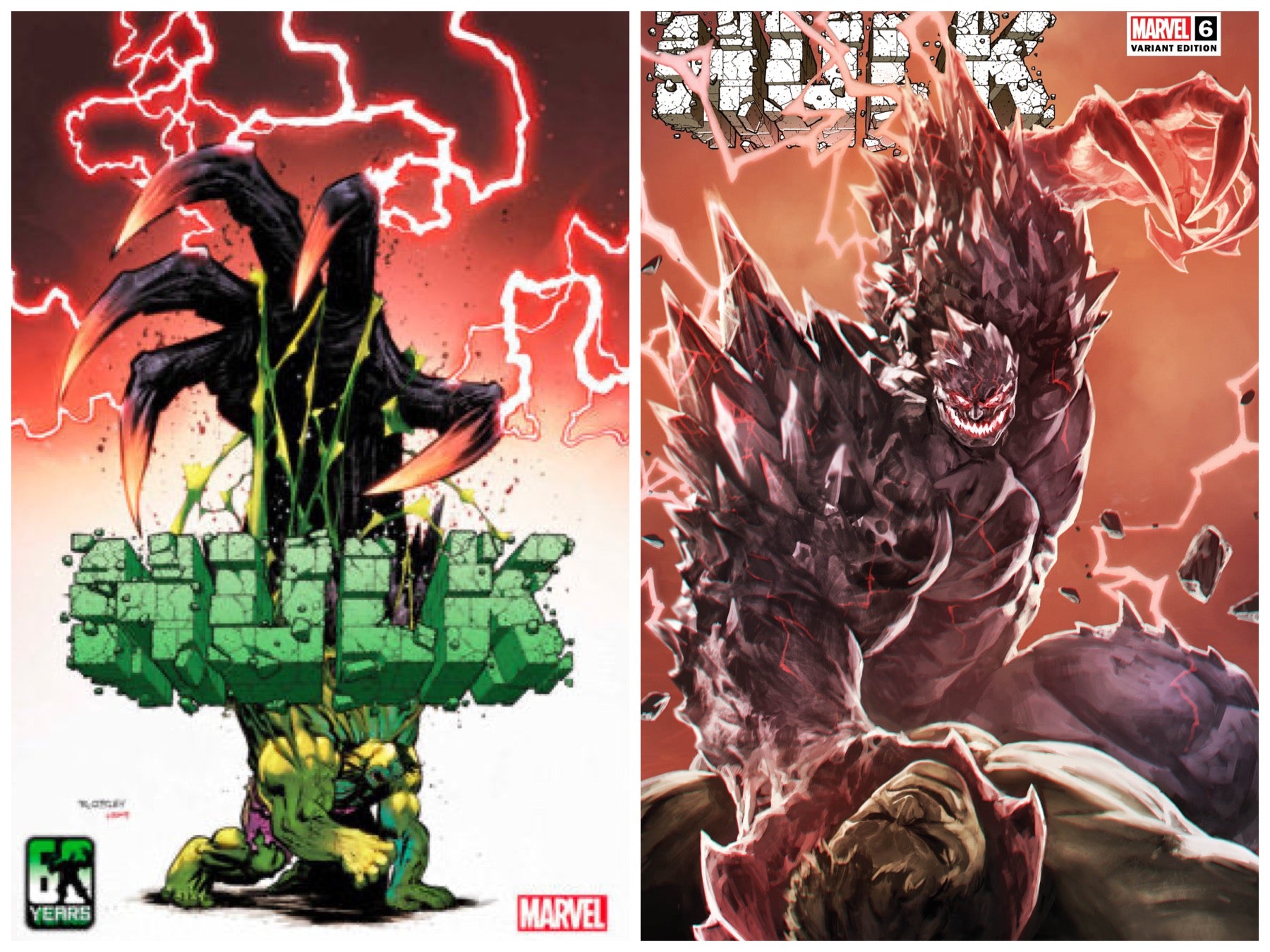 HULK 6 FIRST APPEARANCE OF TITAN MAIN COVER & SKAN EXCLUSIVE TRADE DRESS 04/20/2022