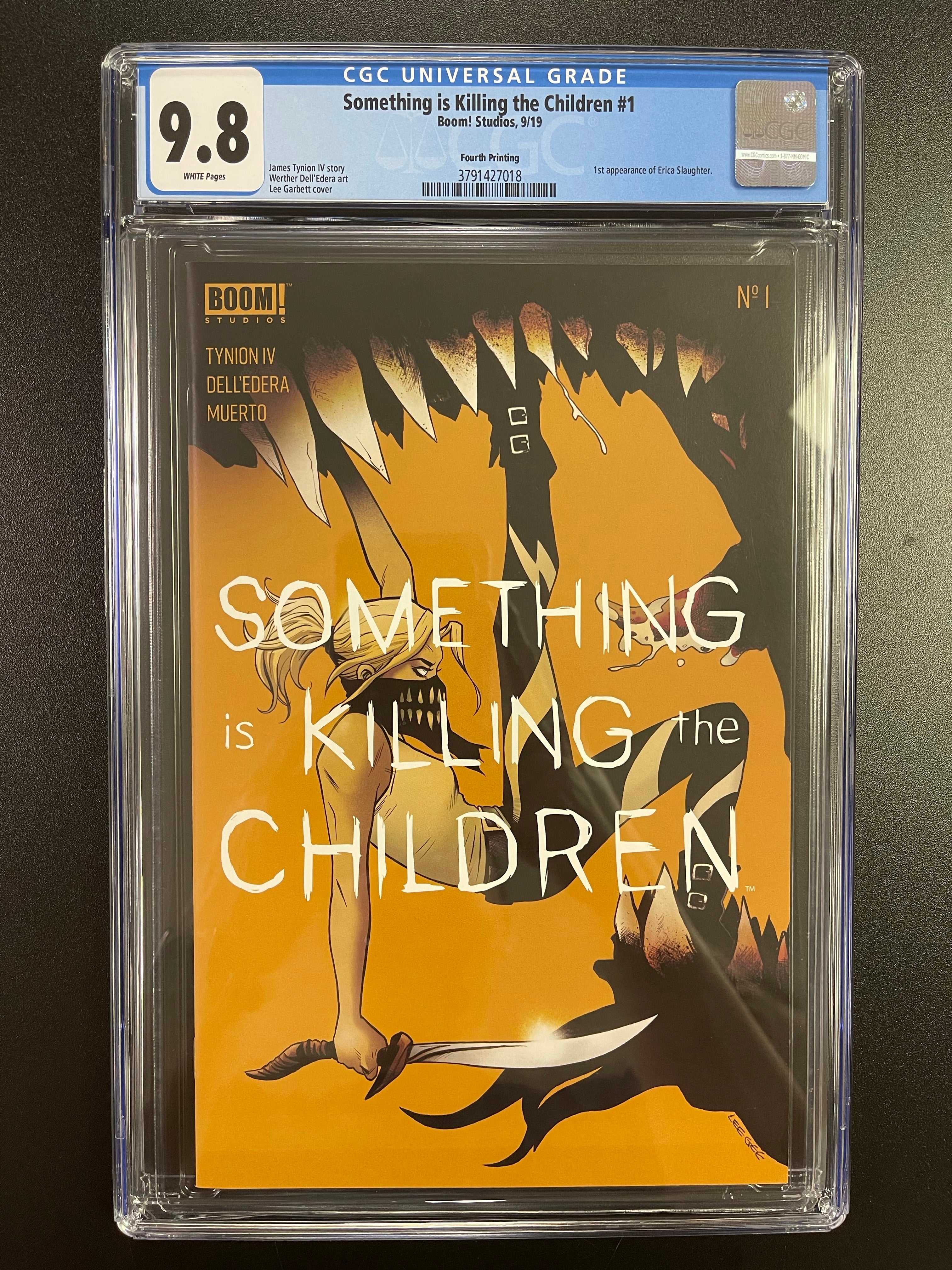 SOMETHING IS KILLING CHILDREN #1 4TH PRINT CGC 9.8 (INSTOCK) C57