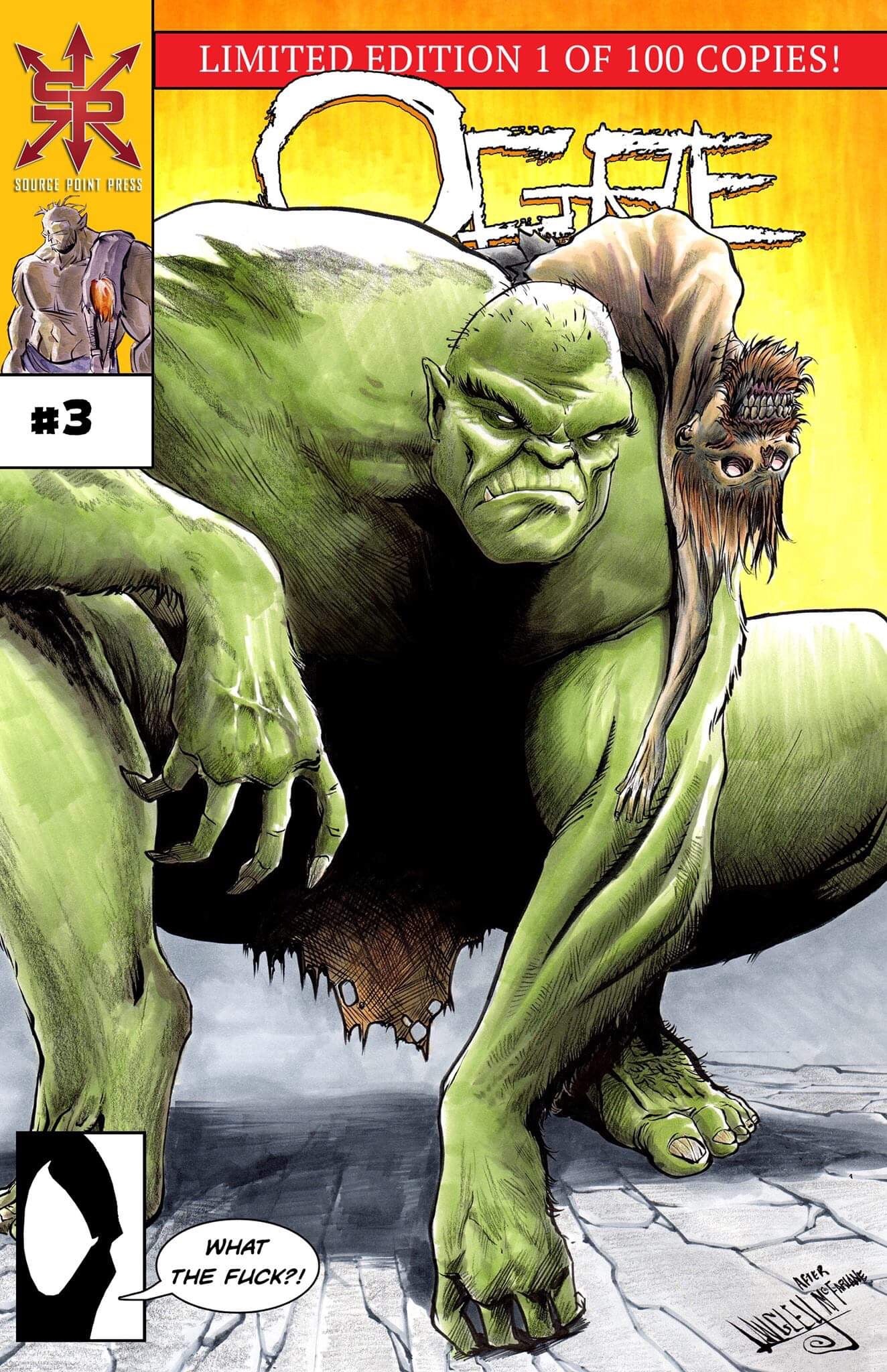 OGRE #3 BTC & CC EXCLUSIVE LIMITED TO 100 COPIES