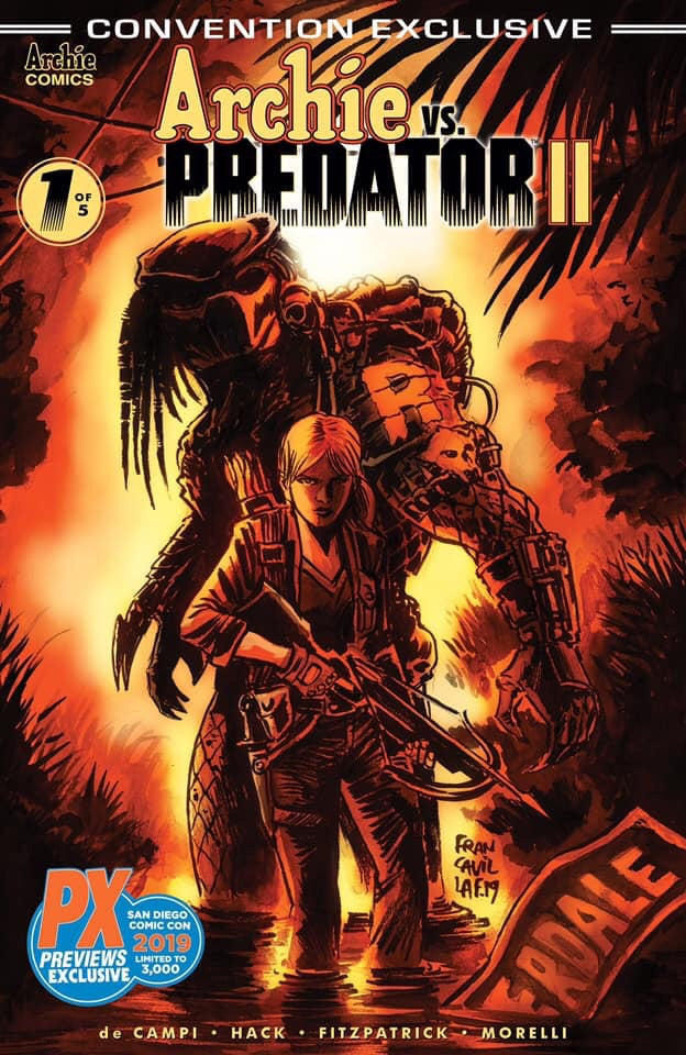 SDCC 2019 ARCHIE VS PREDATOR 2 #1 (OF 5) 07/24/19