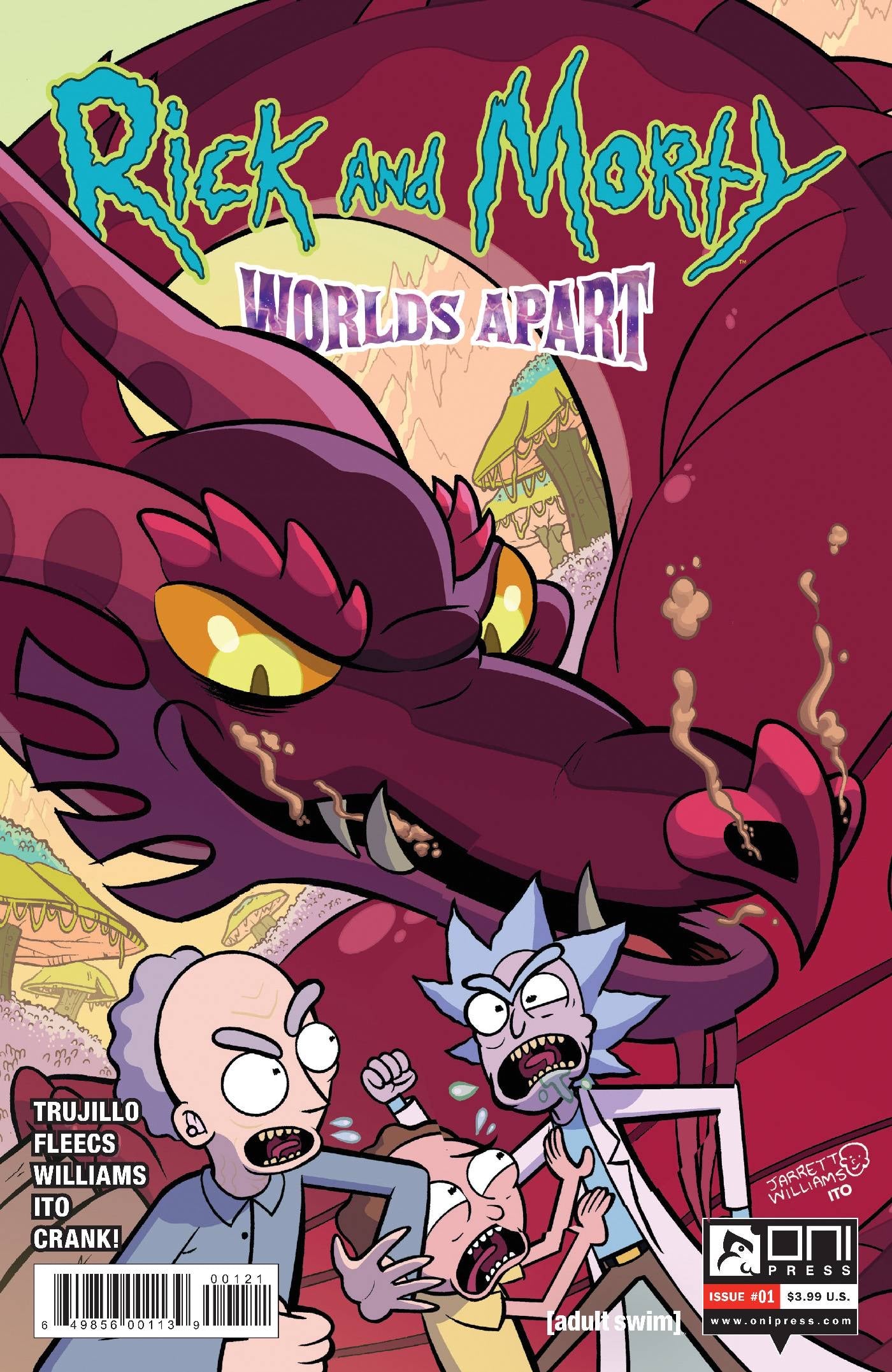 RICK AND MORTY WORLDS APART #1 CVR B WILLIAMS 02/03/21