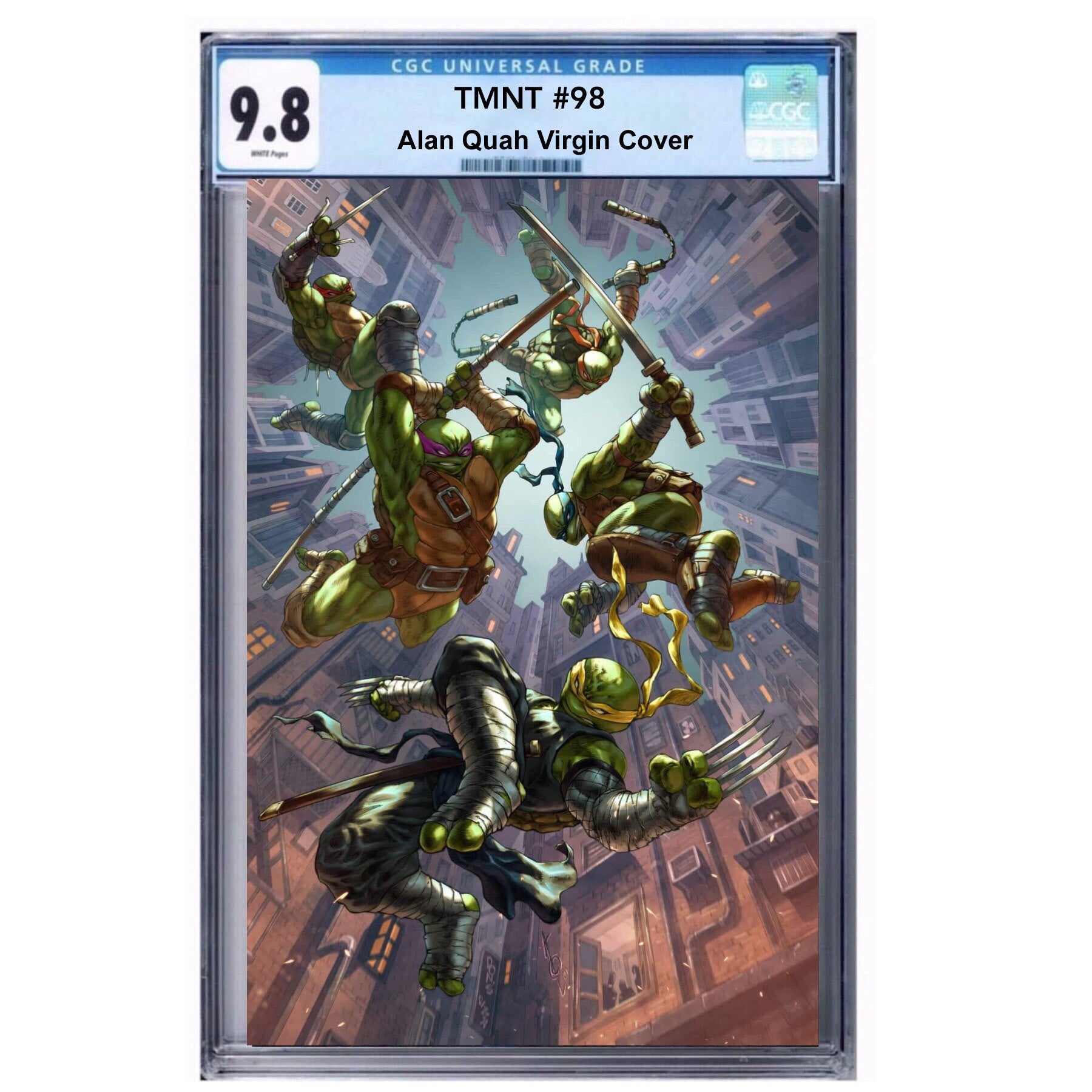 TMNT #98 ALAN QUAH EXCLUSIVE VIRGIN VARIANT OPTIONS PRESALE STARTS 08/12/19