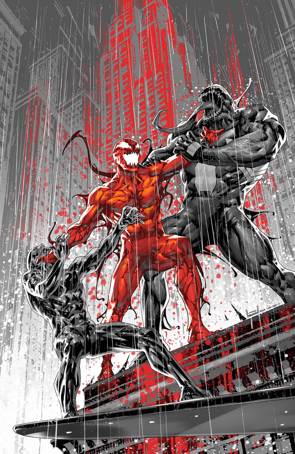 CARNAGE BLACK WHITE AND BLOOD #2 KAEL NGU EXCLUSIVE VARIANT