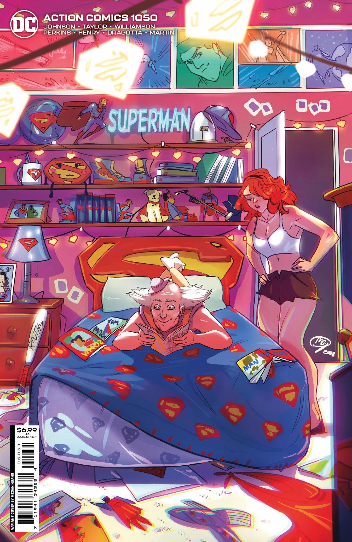 12/27/2022 ACTION COMICS #1050 CVR D MEGAN HUANG CARD STOCK VARIANT