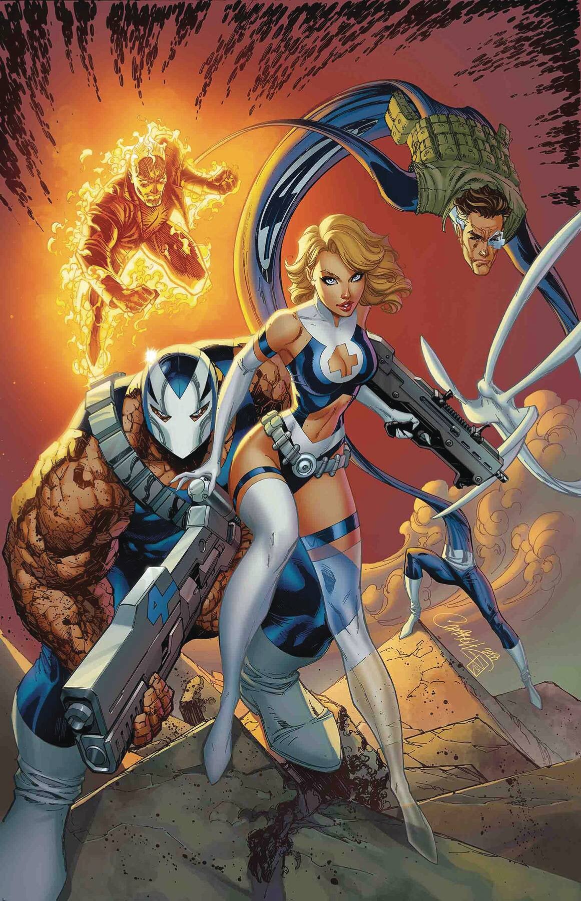 WEAPON H #6 J SCOTT CAMPBELL RETURN OF FANTASTIC FOUR VARIANT FOC 07/23