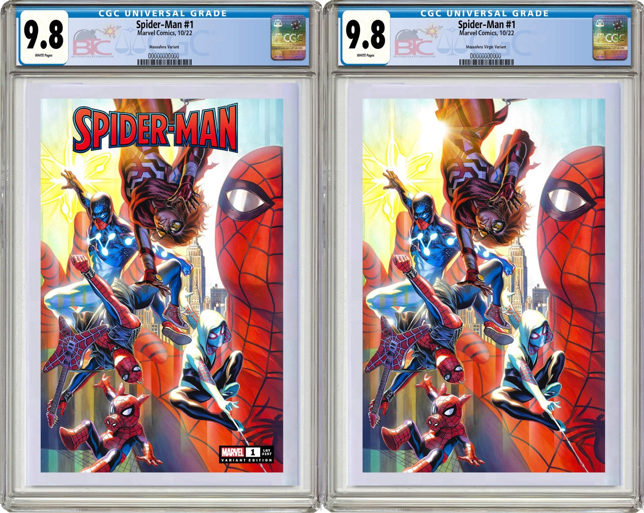10/05/2022 SPIDER-MAN #1 FELIPE MASSAFERA EXCLUSIVE VARIANT OPTIONS