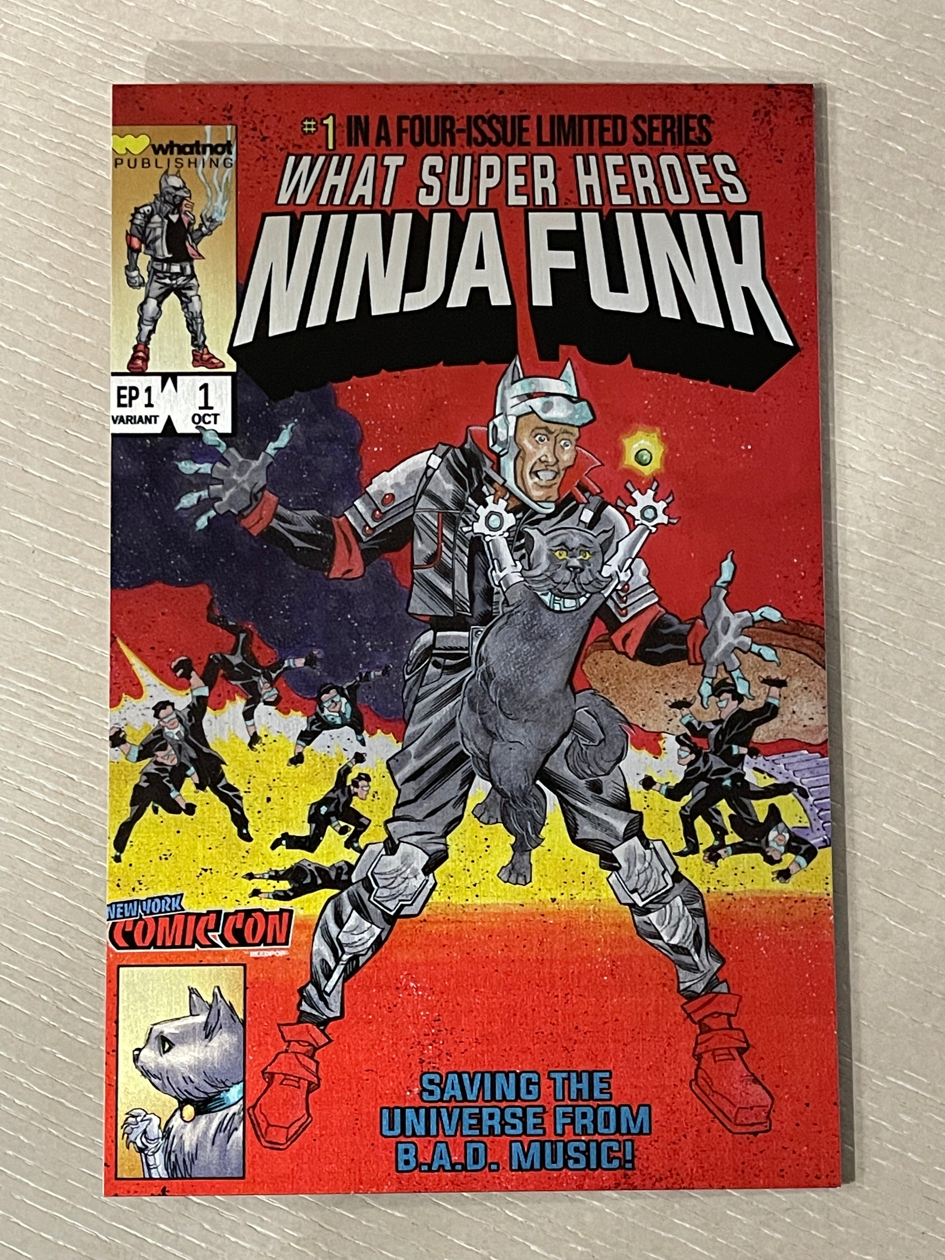 NINJA FUNK #1 JOHN BEATTY NYCC EXCLUSIVE SECRET WARS 8 HOMAGE OPTIONS
