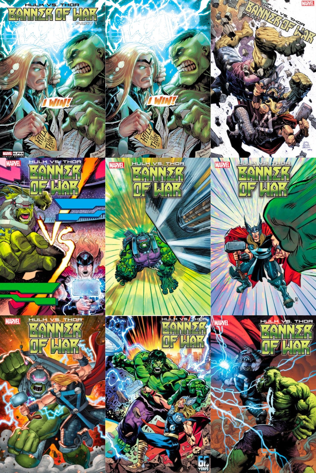 05/11/2022 HULK VS. THOR: BANNER OF WAR ALPHA 1 ULTIMATE BUNDLE