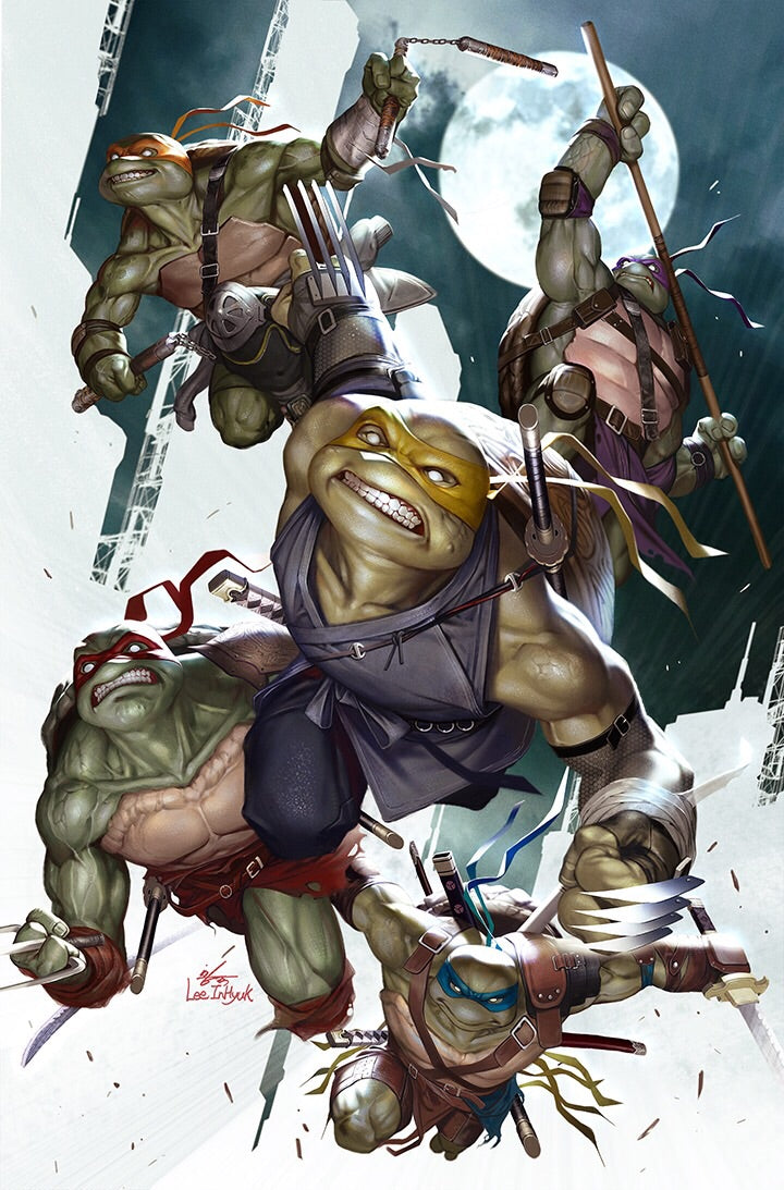 TMNT #100 INHYUK LEE EXCLUSIVE VIRGIN VARIANT & RATIO VARIANT OPTIONS