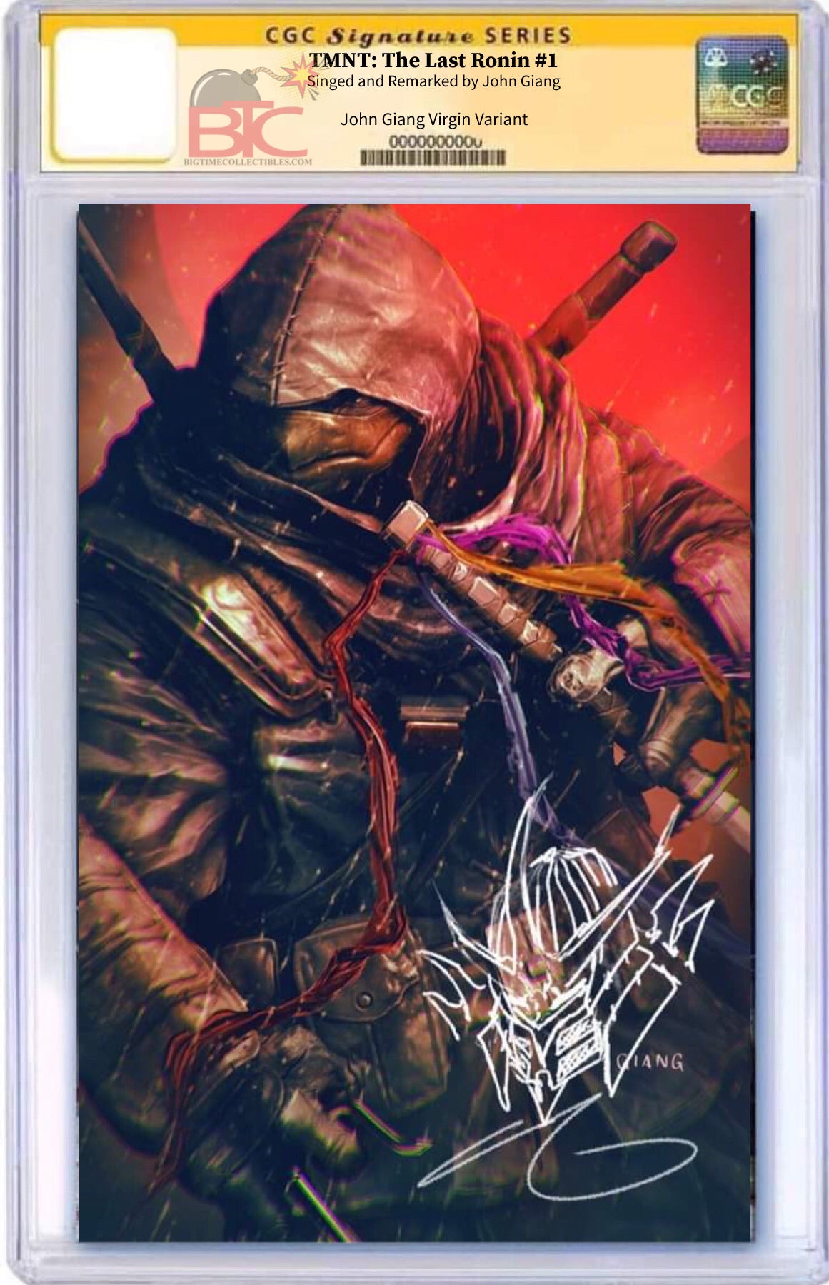 TMNT THE LAST RONIN #2 JOHN GIANG EXCLUSIVE VIRGIN VARIANT RAW & GRADED OPTIONS 02/17/21