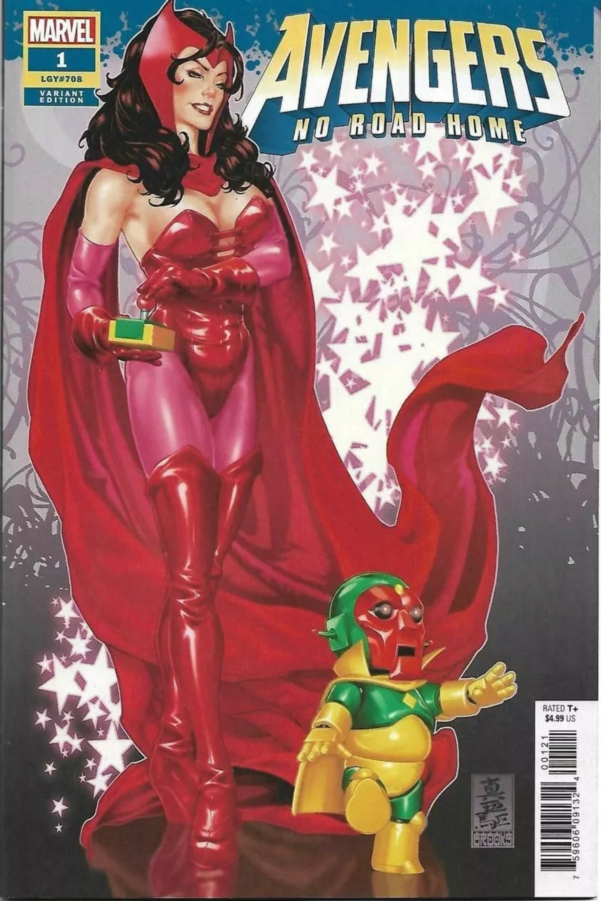 AVENGERS NO ROAD HOME #1 BROOKS HIDDEN GEM VARIANT COVER