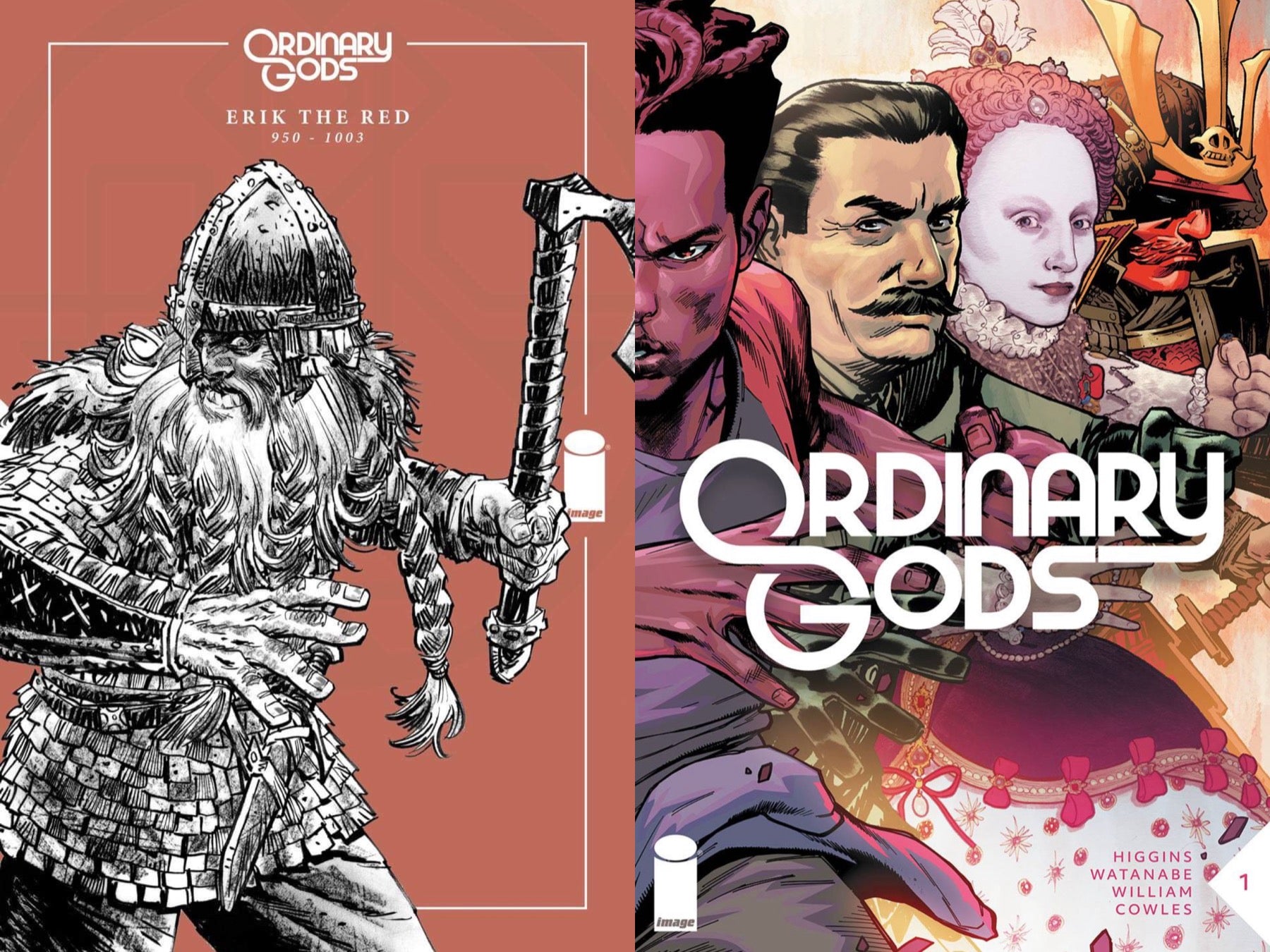 ORDINARY GODS #1 DAN PANOSIAN "ERIC THE RED" BTC EXCLUSIVE VARIANT 07/2021