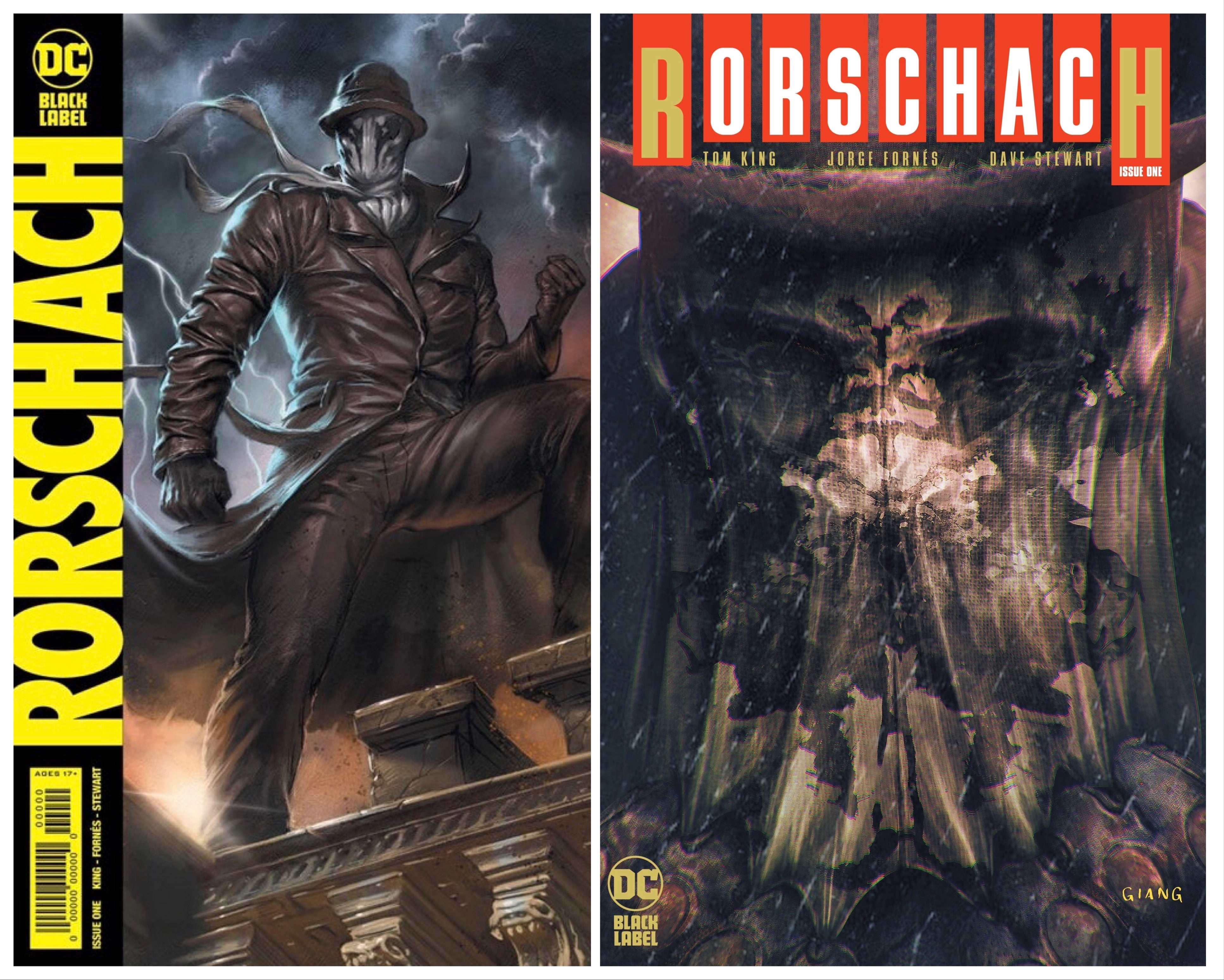 RORSCHACH #1 JOHN GIANG & LUCIO PARILLO EXCLUSIVE COMBO