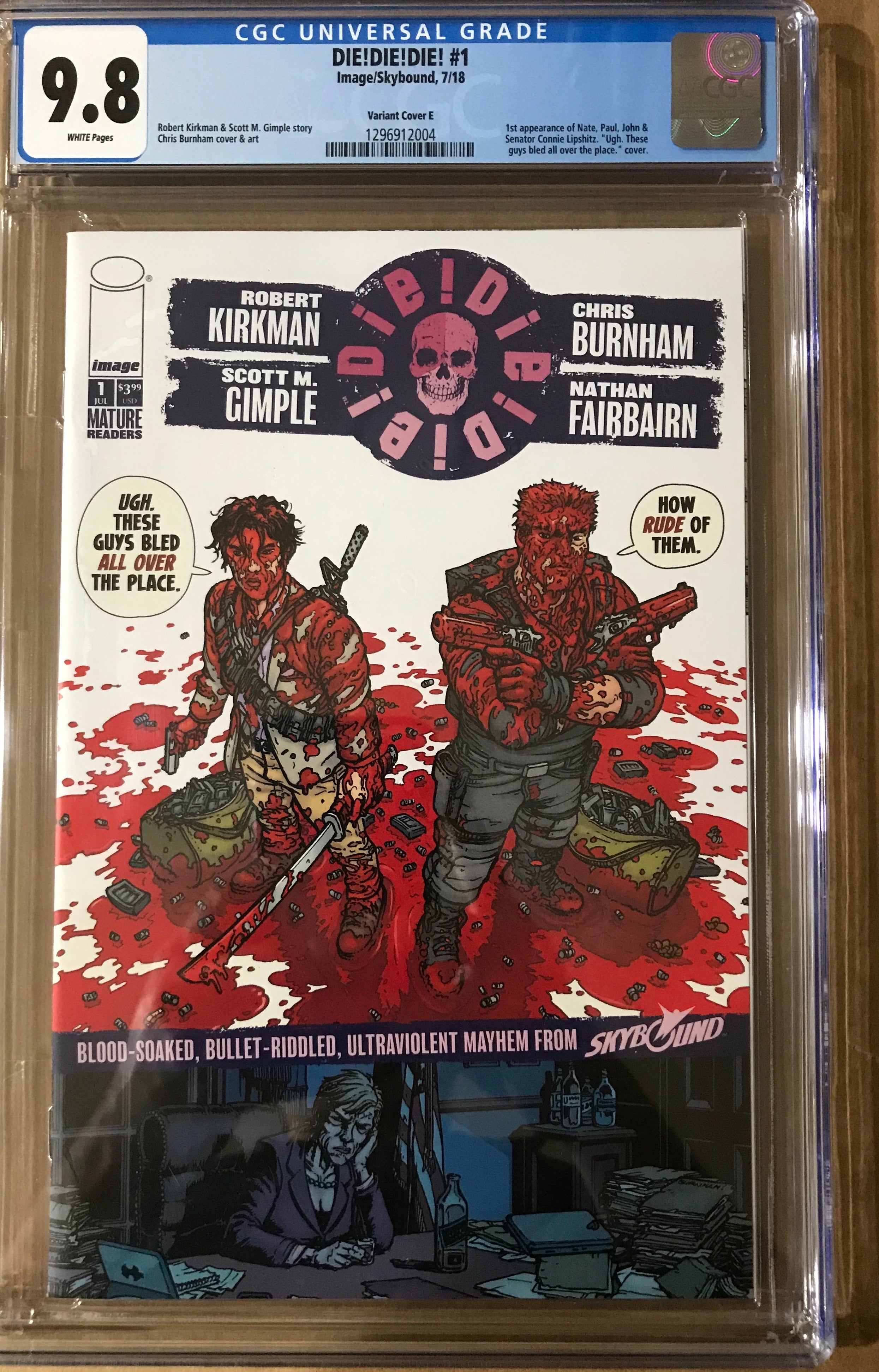 DIE!DIE!DIE! #1 VARIANT COVER E CGC 9.8